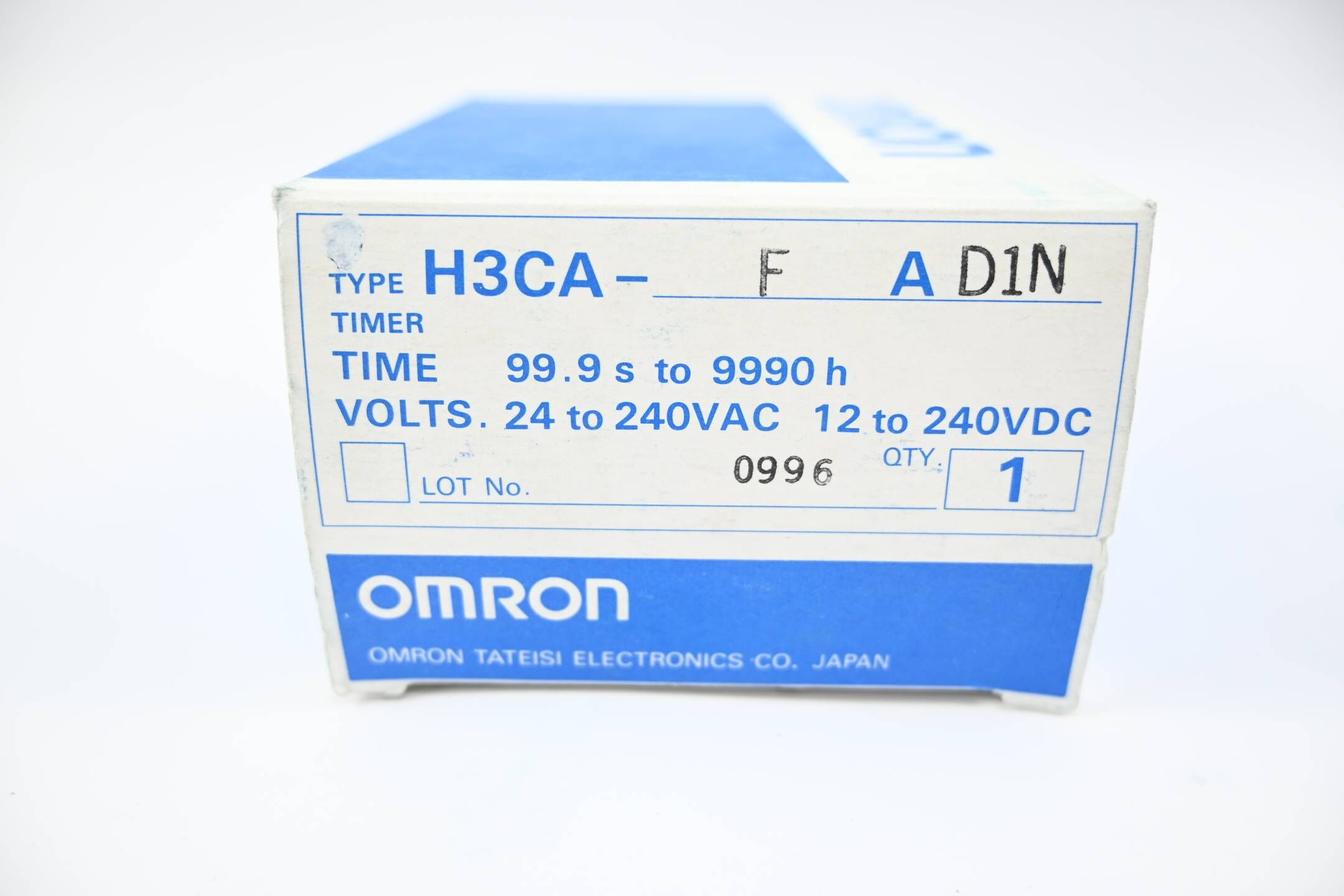 Omron Timer 99.9s-9990h 24-240 VAC 12-240 VDC ( H3CA-FA )