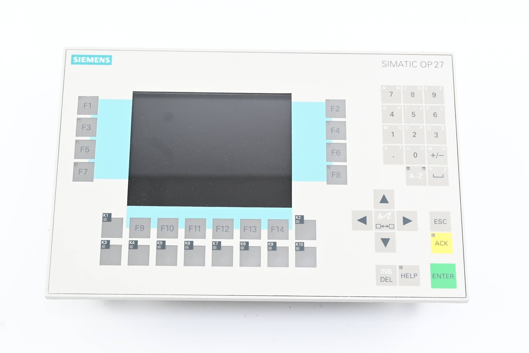 GENERALÜBERHOLT Siemens simatic HMI OP27 Monochrom Panel 6AV3627-1JK00-0AX0