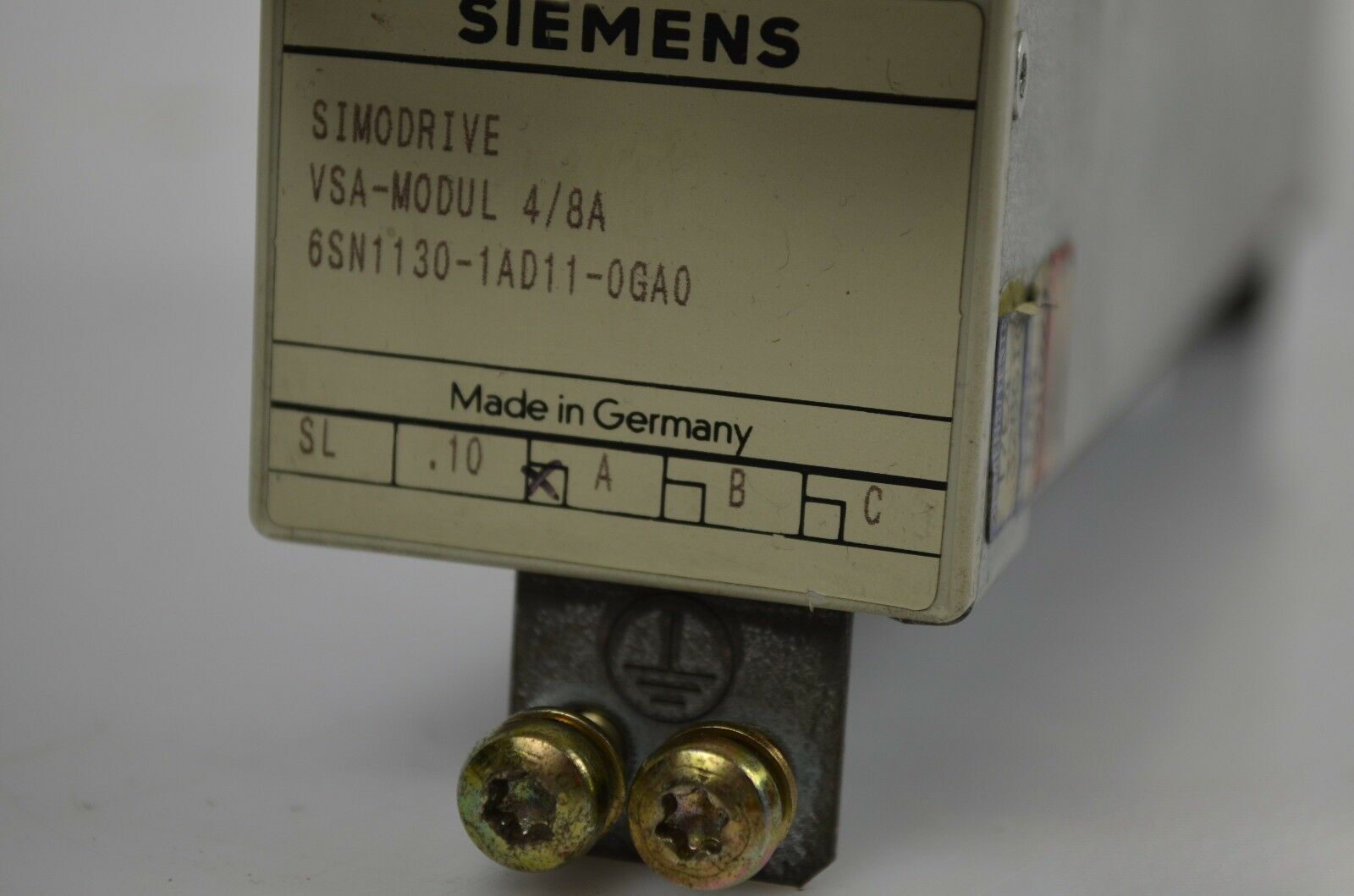 Siemens simodrive VSA-Modul 4/8A 6SN1130-1AD11-0GA0 ( 6SN1 130-1AD11-0GA0 )