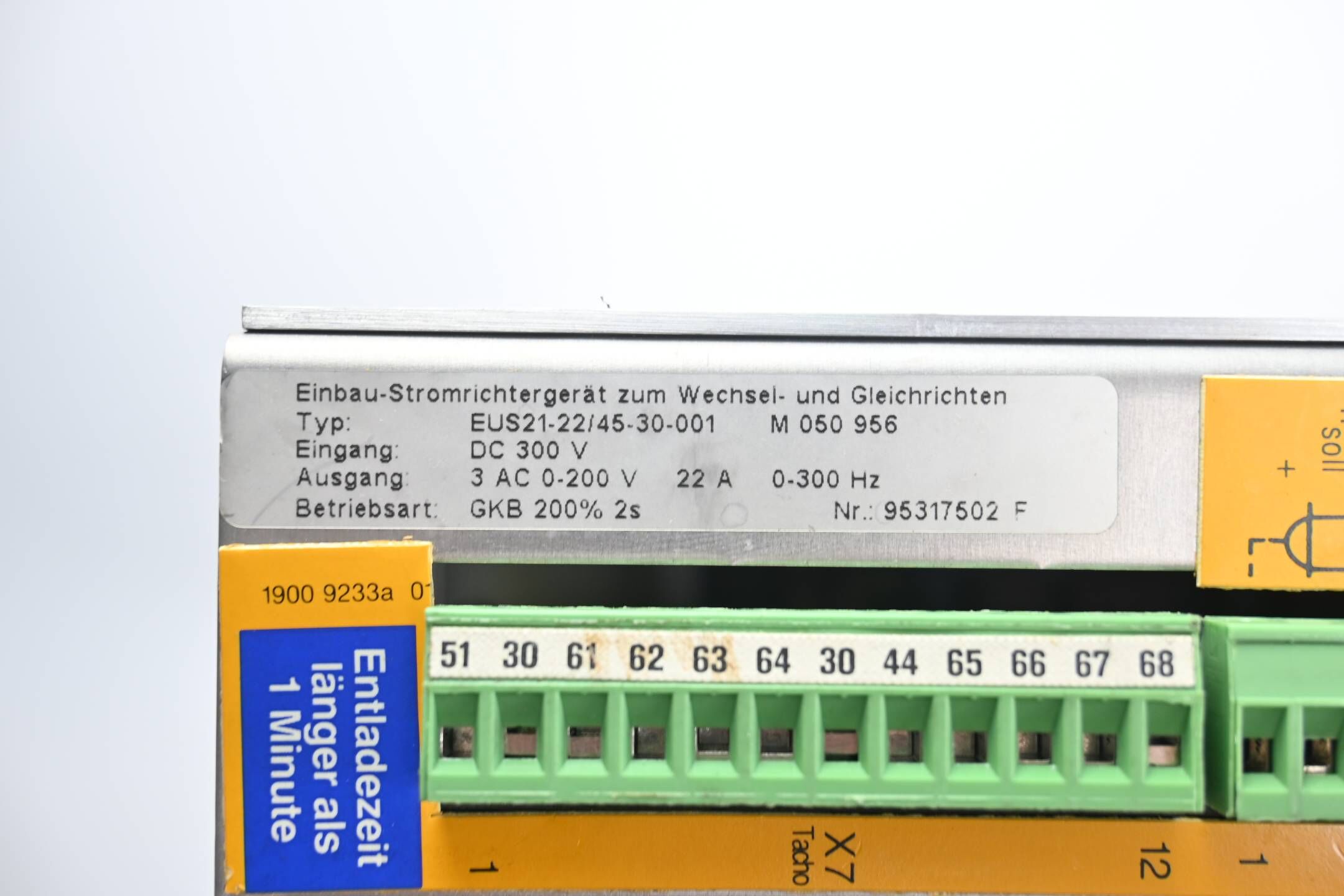 Baumüller Elbtronik Einbau-Stromrichtergerät EUS21-22/45-30-001