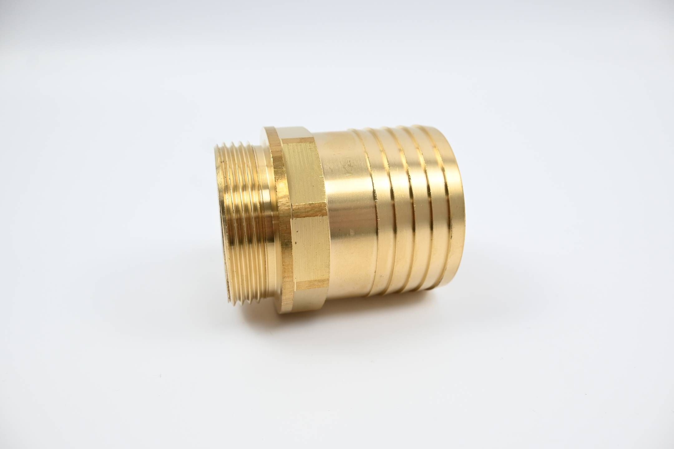 Gewindetülle / Schlauchtülle Messing ⌀ 4,5 cm Gewinde / ⌀ 5,0 cm Stutzen