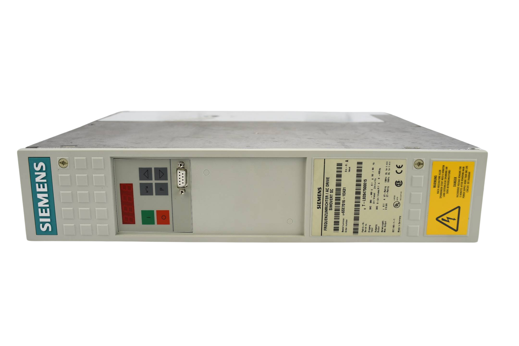 Siemens simovert Masterdrives SC Umrichter 6SE7016-1EA31 ( 6SE7 016-1EA31 ) Ez A