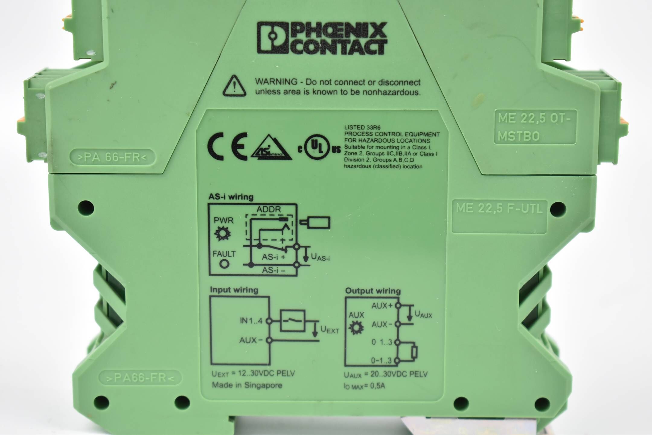Phoenix Contact Ein-/Ausgabemodul ASI IO SV DIO 4/3 AB 12-30 VDC 0,5A 2736505