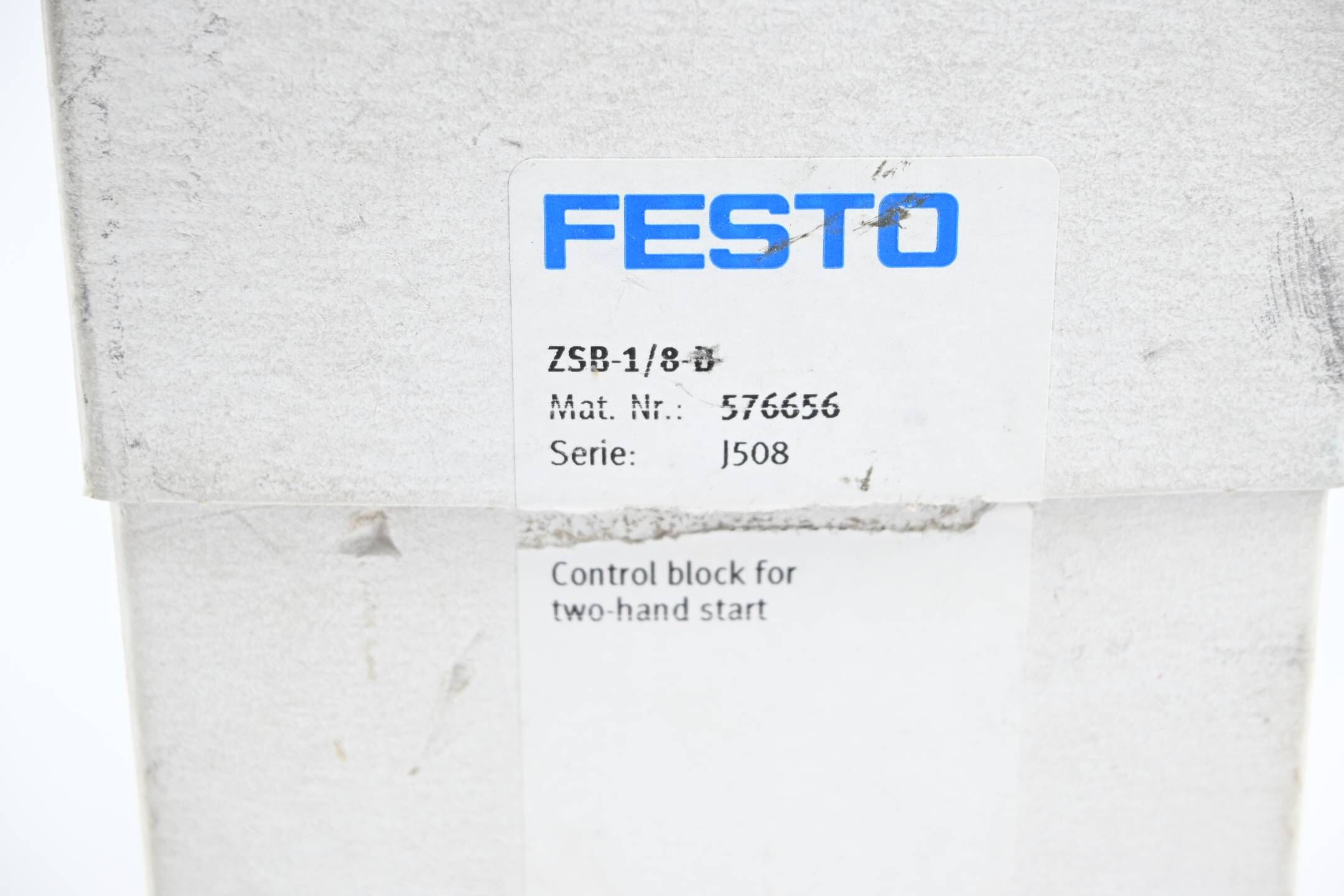 Festo Zweihand-Steuerblock ZSB-1/8-B ( 576656 )