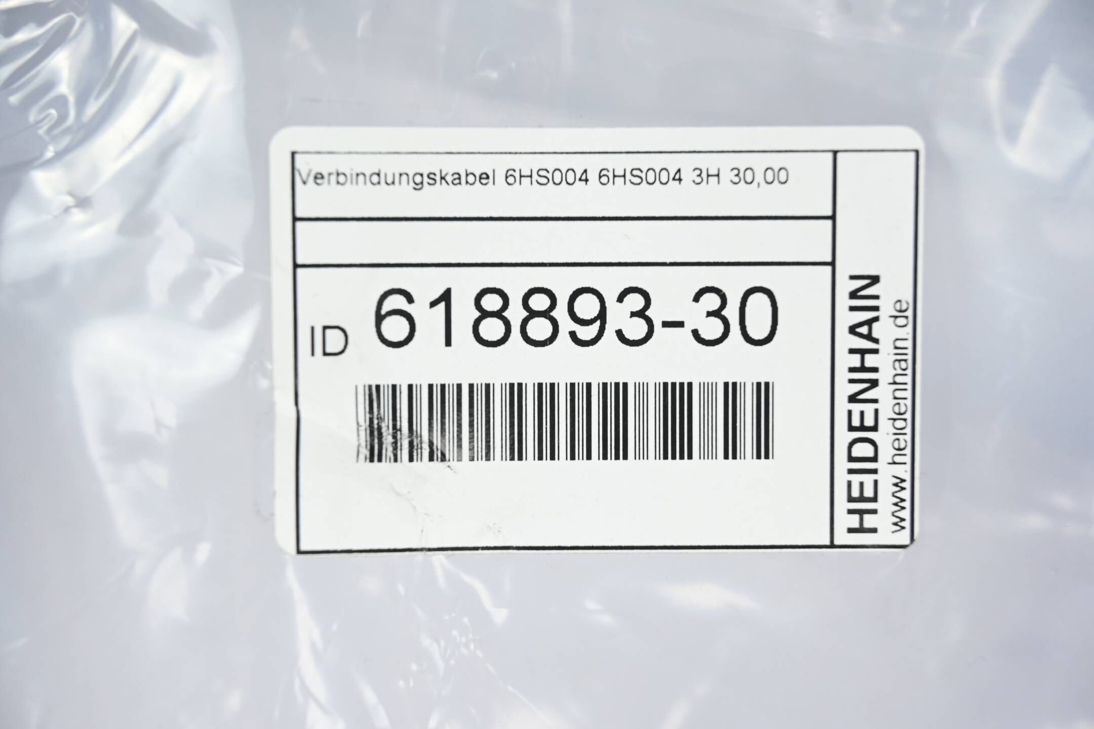Heidenhain Verbindungskabel Ethernet-Stecker 618893-30 ( 618 893-30 ) 30,00m