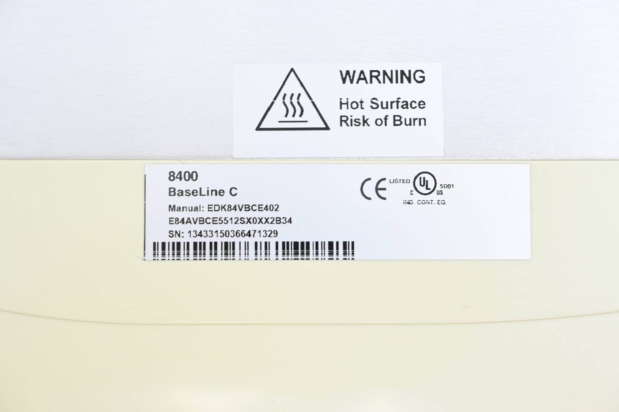 Lenze 8400 BaseLine C E84AVBCE5512SX0 ( EDK84VBCE402 ) E84AVBCE5512SX0XX2B34