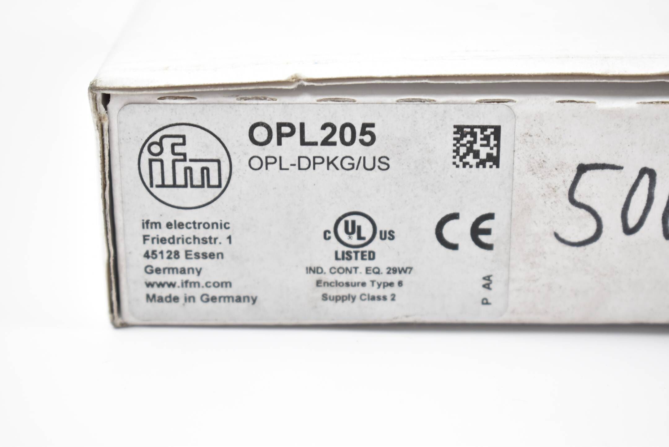 IFM  Winkellichtschranke OPL205 ( OPL-DPKG/US )