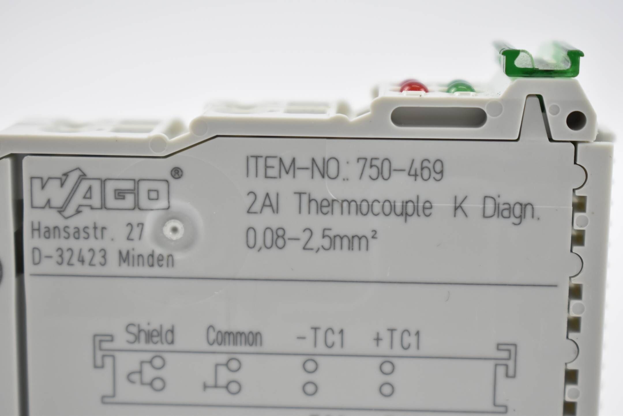 Wago 2-Kanal-Analogeingang 750-469
