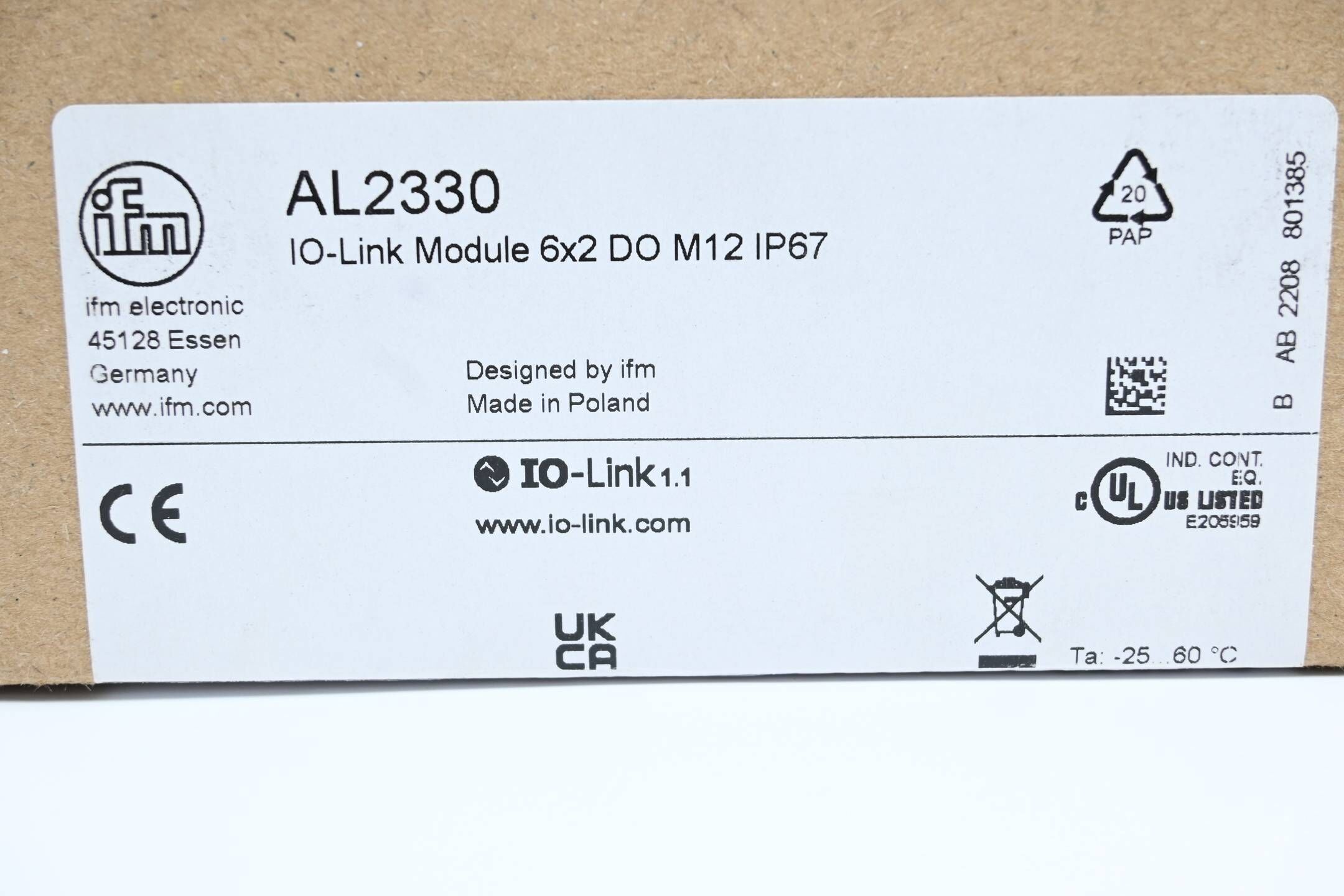 Ifm Electronic IO-Link Modul CompactLine AL2330 ( AL 2330 )