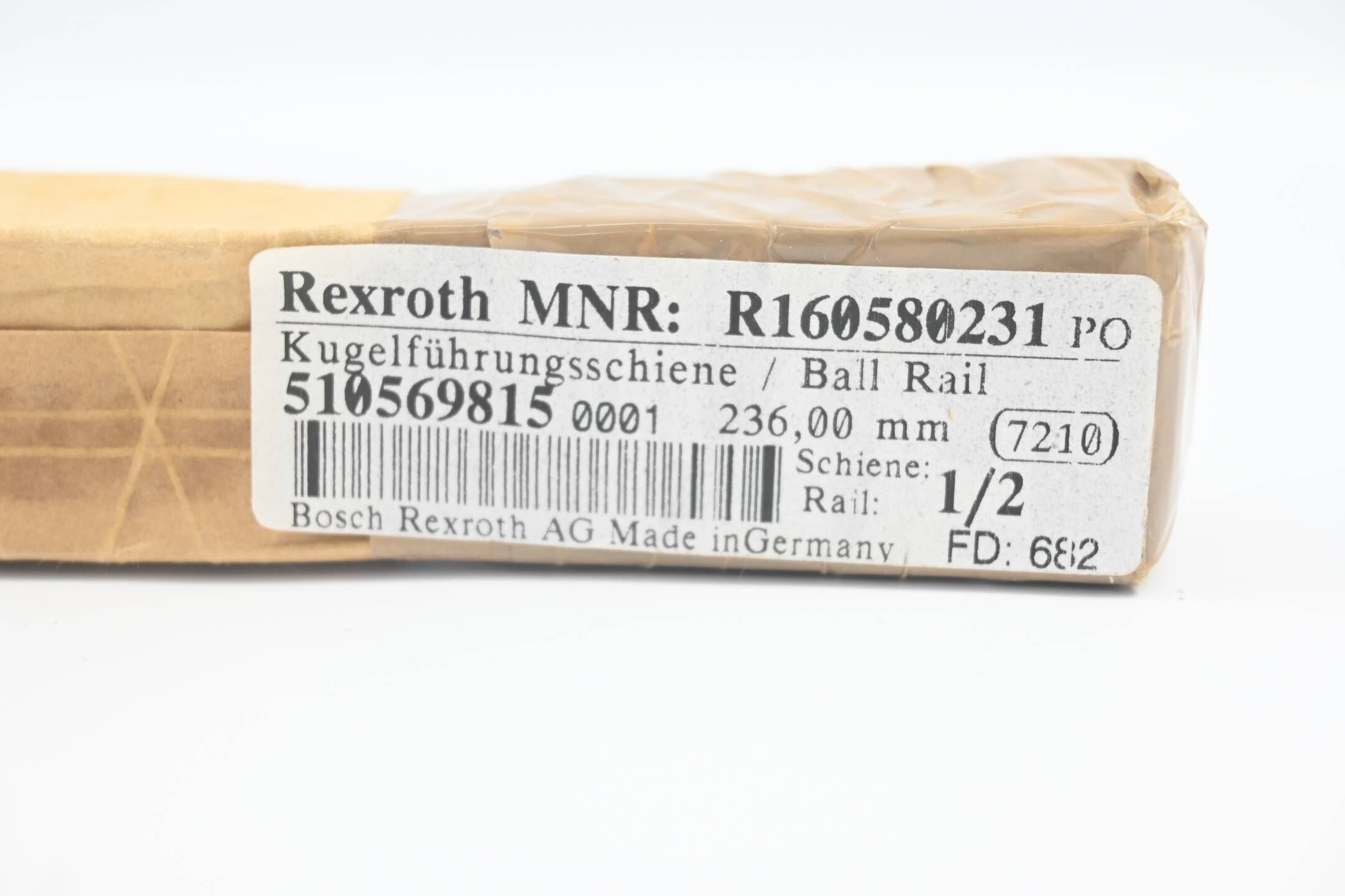 Rexroth Kugelführungsschiene R160580231 ( 236 mm ) KSA-020-SNS-P-MA-AK