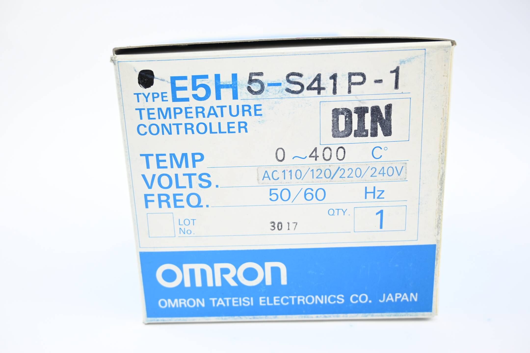 Omron Temperatur Controller 0-400°C 110/120/220/240 VAC ( E5H5-S41P-1-DIN )