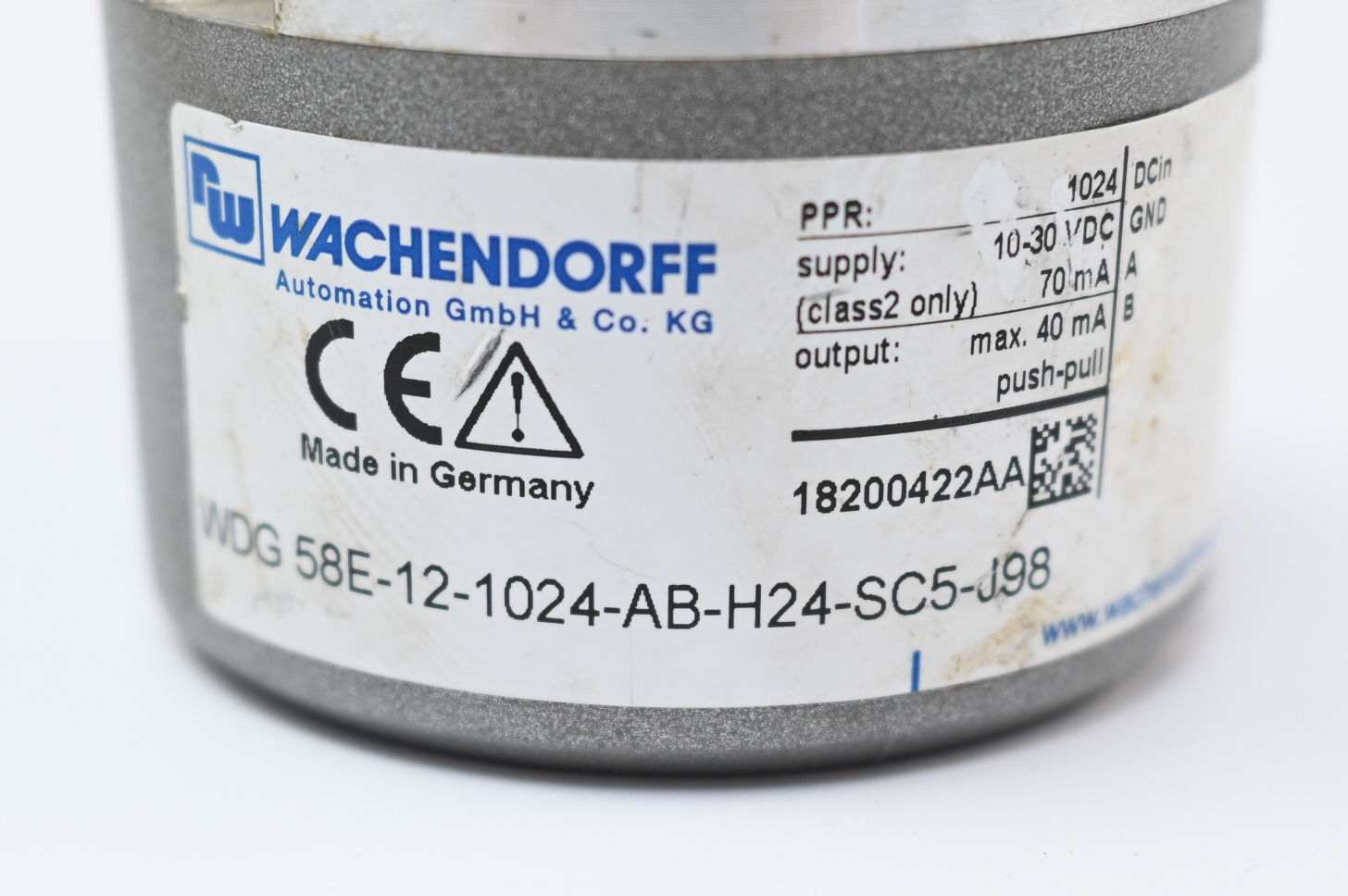 Wachendorff Drehgeber WDG 58E-12-1024-AB-H24-SC5-J98 ( 10-30VDC )