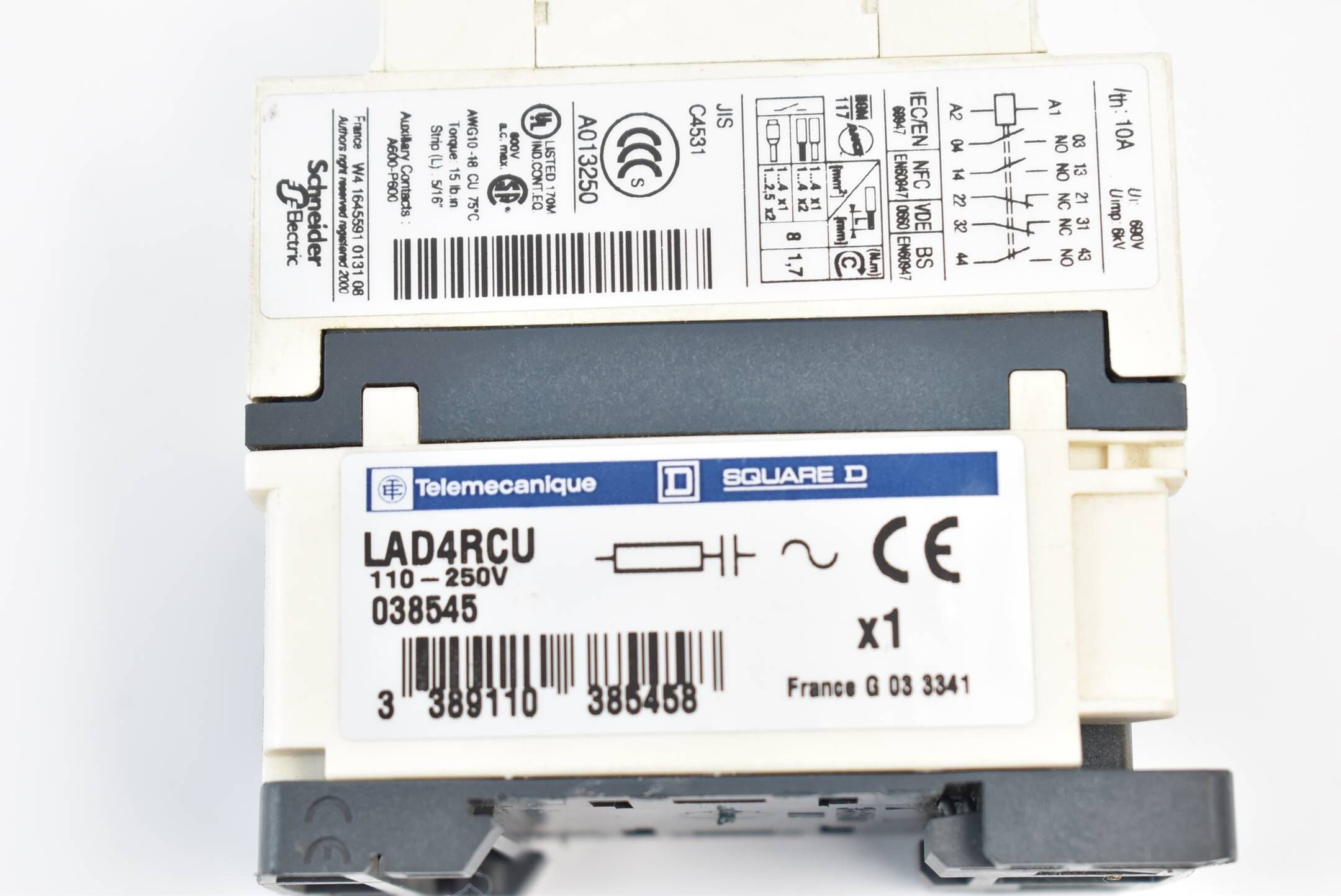 Telemecanique Hilfsschütz CAD32 inkl. LAD4RCU