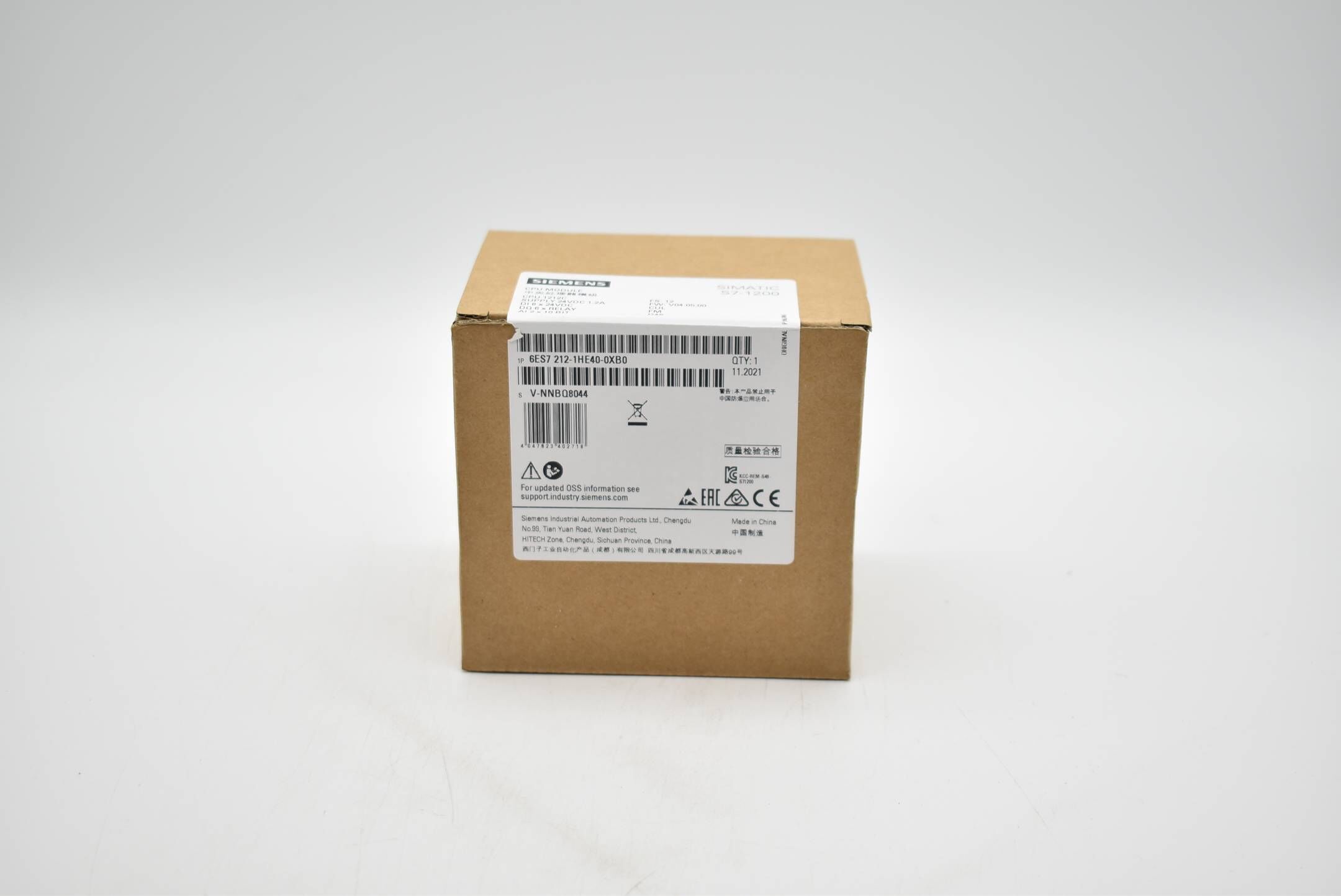 Siemens simatic S7-1200 CPU 1212C 6ES7 212-1HE40-0XB0 ( 6ES7212-1HE40-0XB0 ) E12