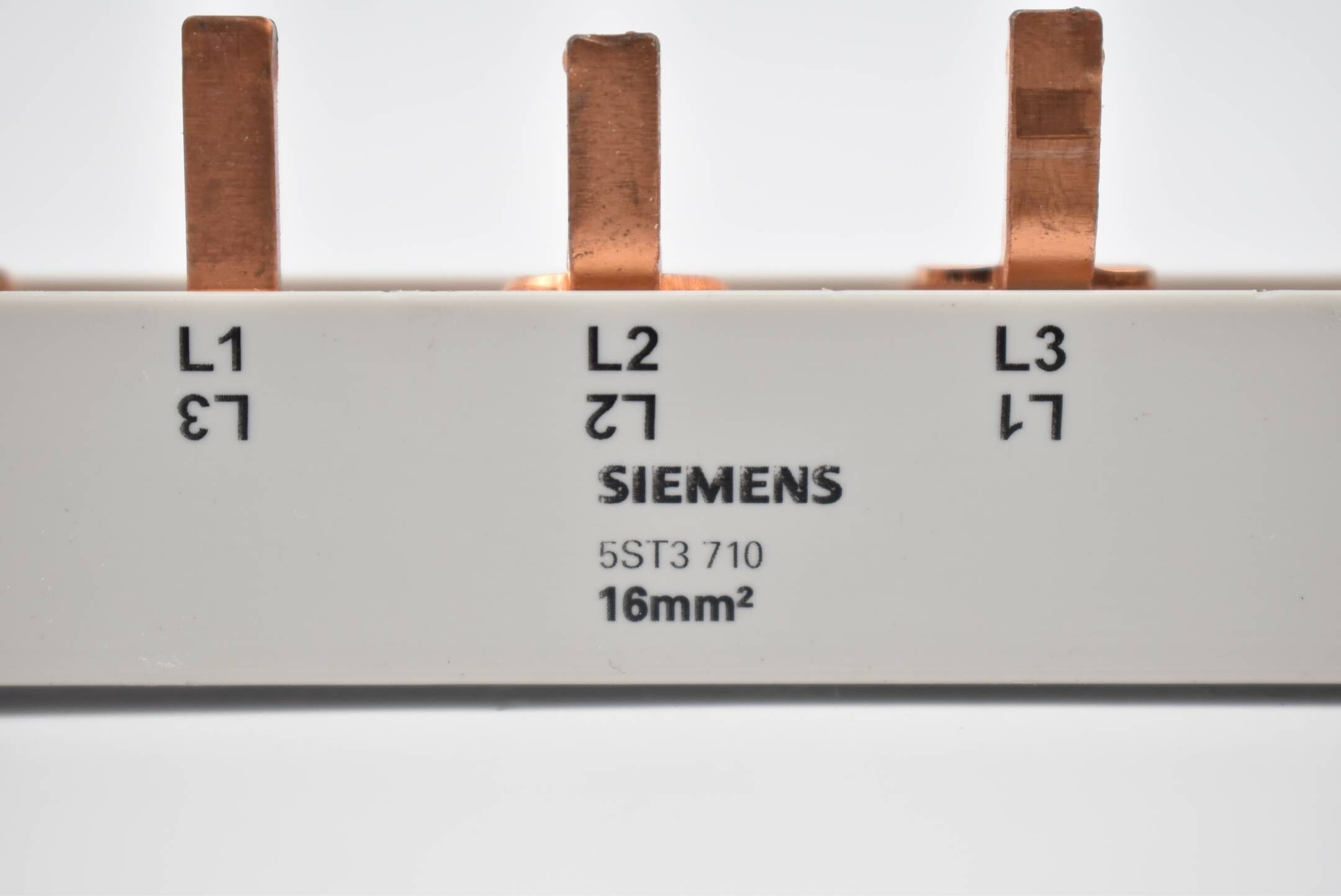 Siemens Stiftsammelschiene berührungssicher 5ST3710 ( 5ST3 710 ) 12,5cm ( 16mm² )