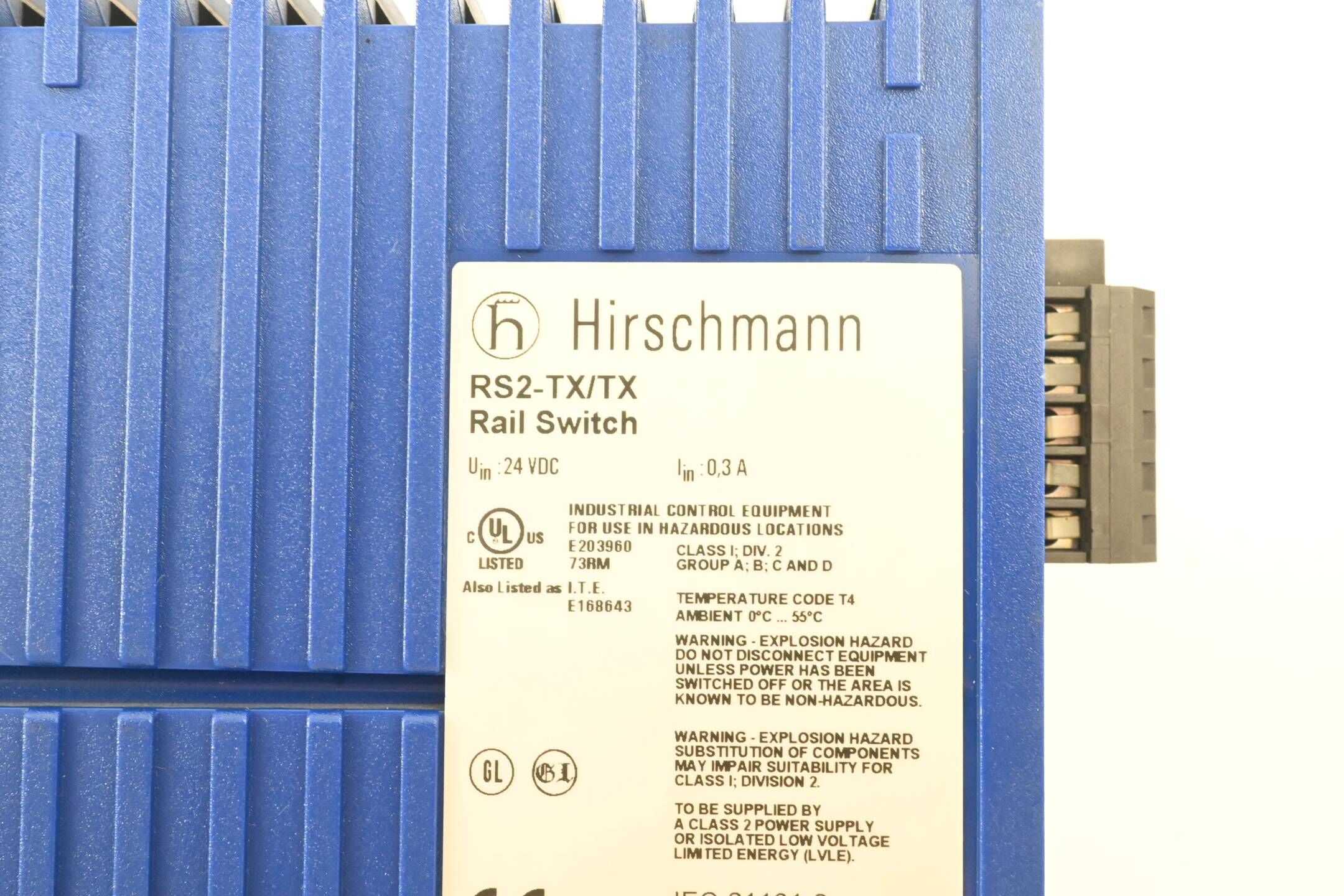 Hirschmann Rail Switch RS2-TX/TX