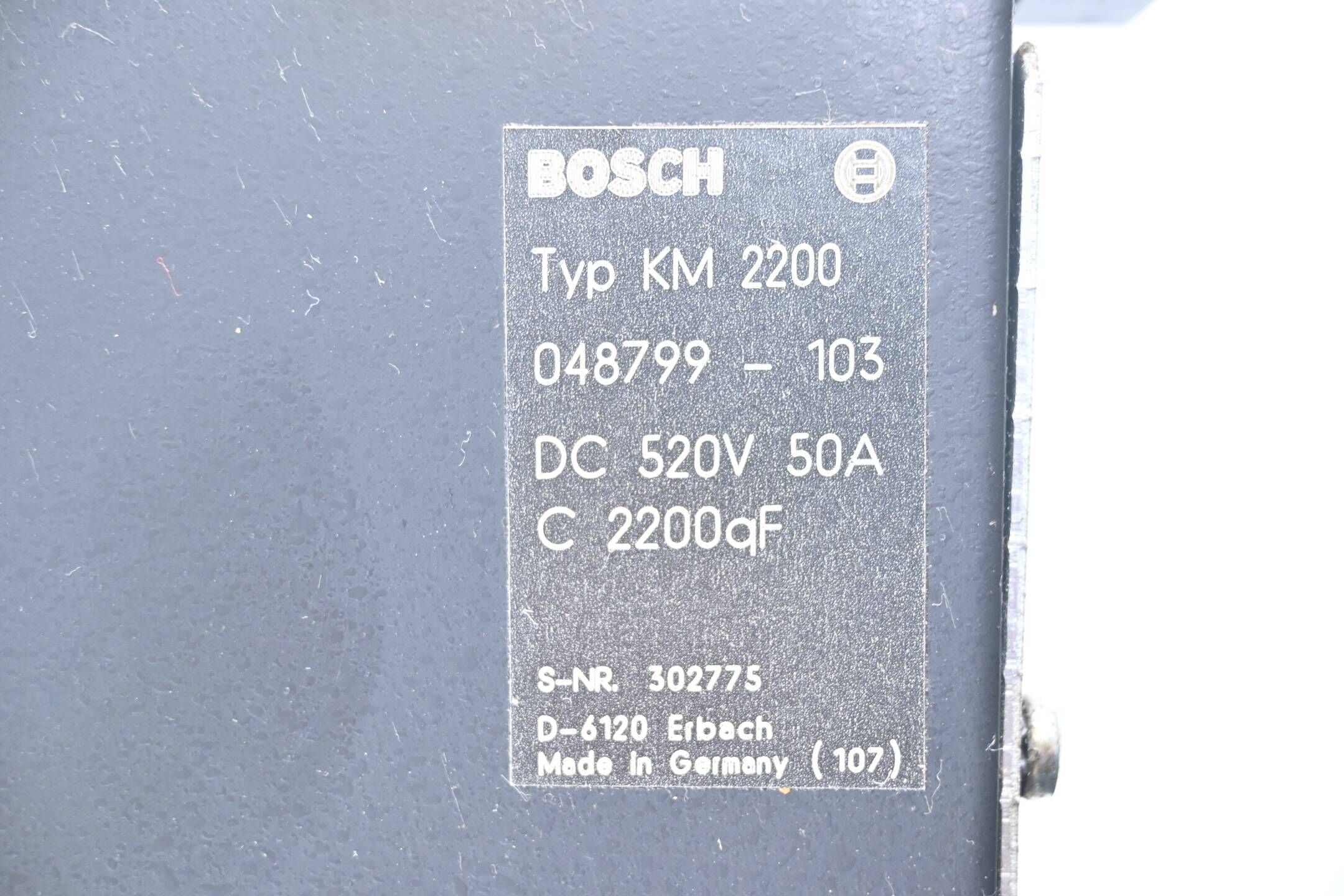 Bosch Kondensatormodul KM 2200 ( 048799-103 )