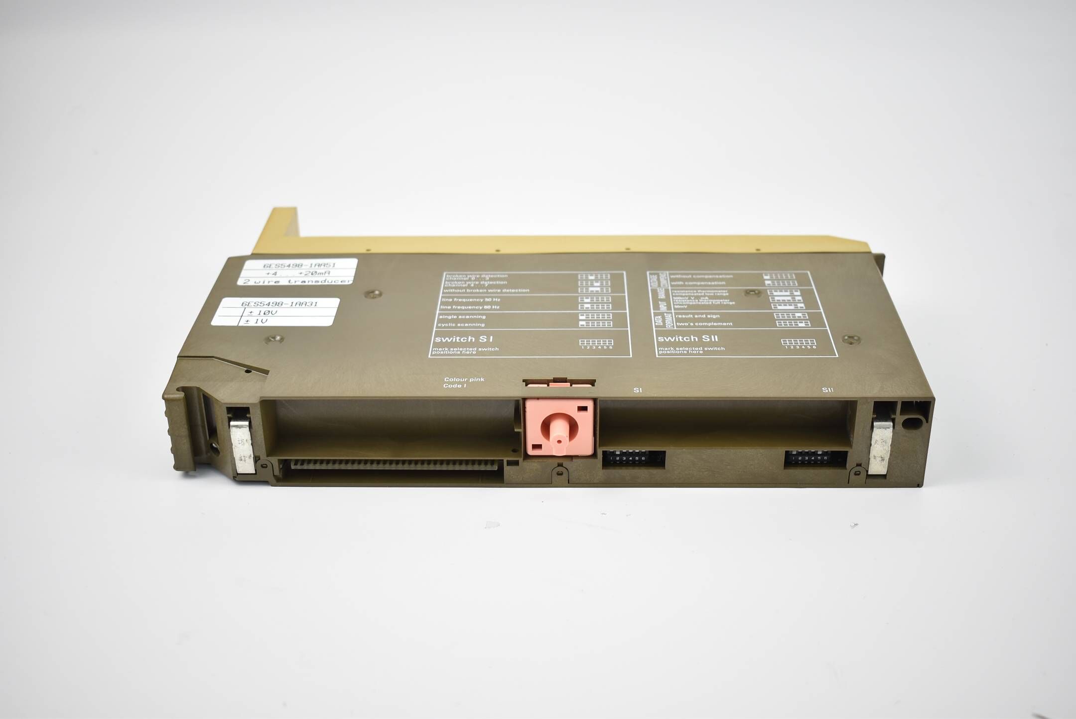 Siemens simatic S5 6ES5460-7LA13 + 6ES5498-1AA31 + 6ES5498-1AA51