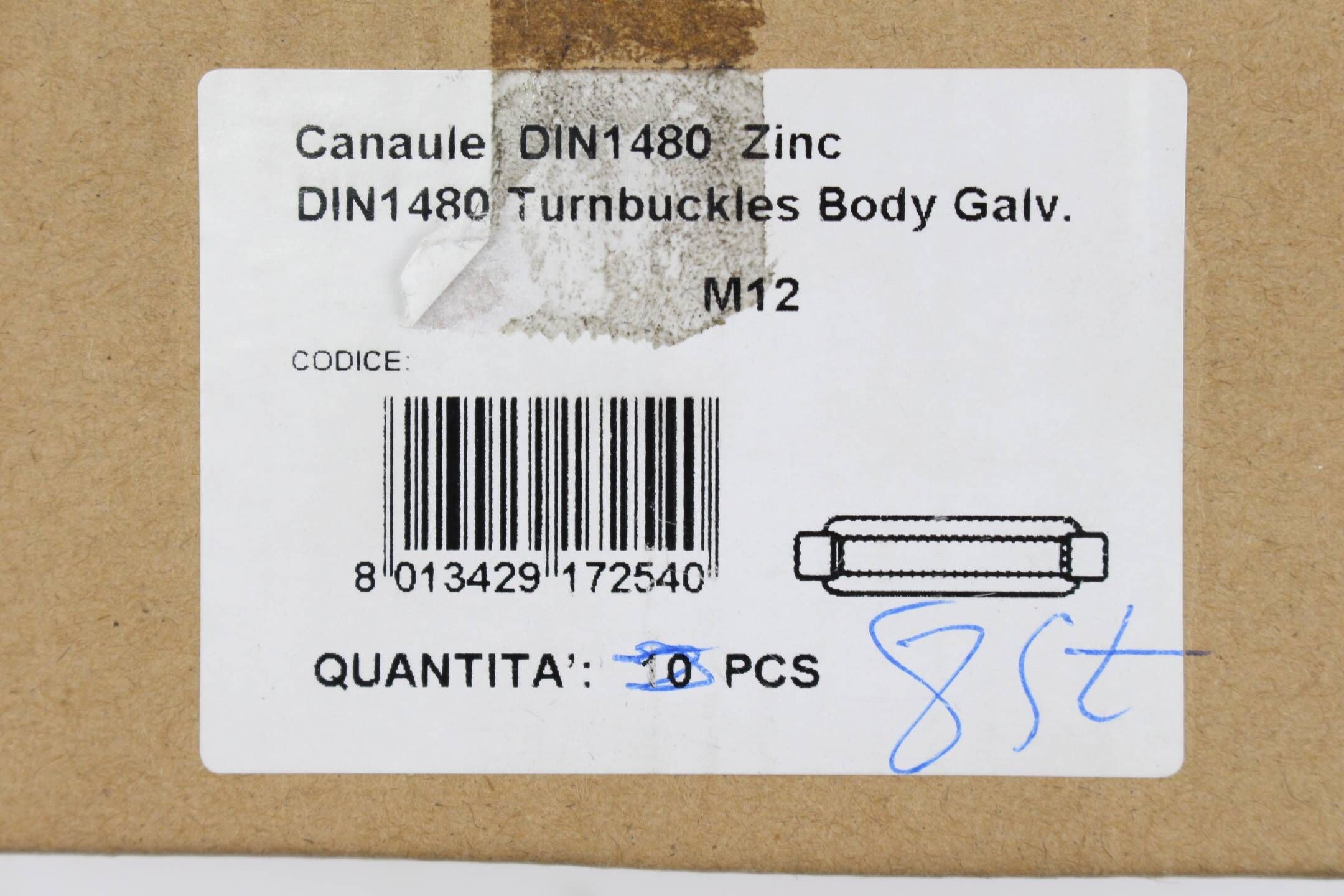 Canaule Spannschlösser DIN1480 8 Stück