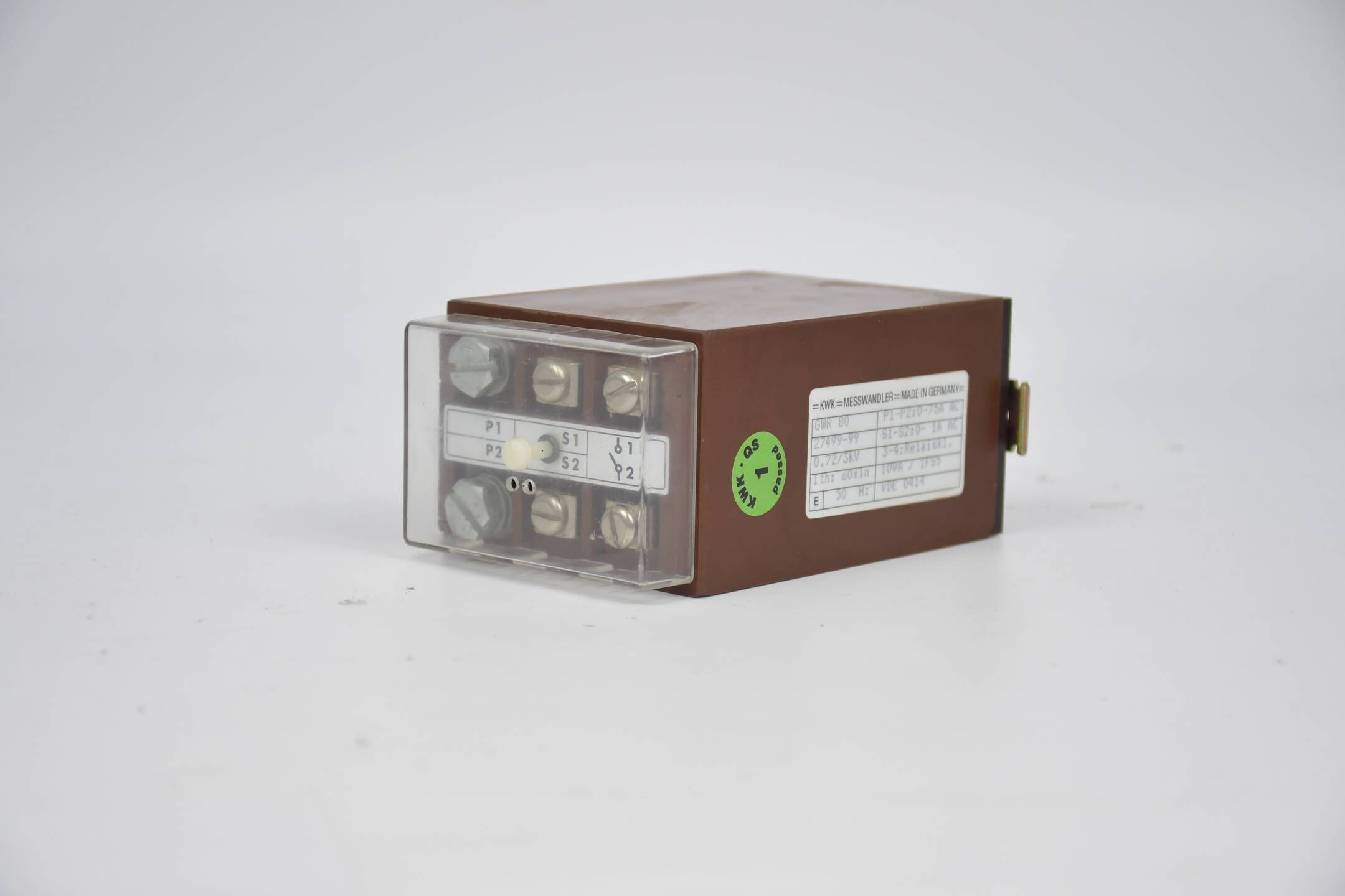 KWK Messwandler 0-75A AC 0,72/3kW GWR-80 ( 27499-99 )