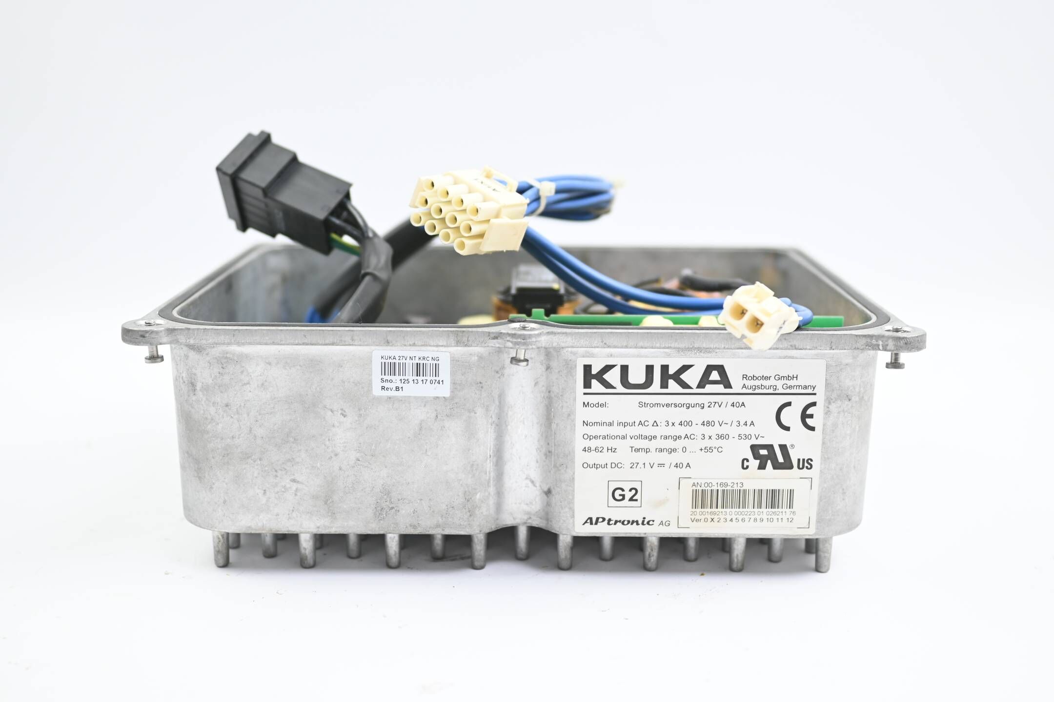 Kuka Stromversorgung 27V NT KRC NG ( 27VNTKRCNG ) 27V/40A ( 00-169-213 )