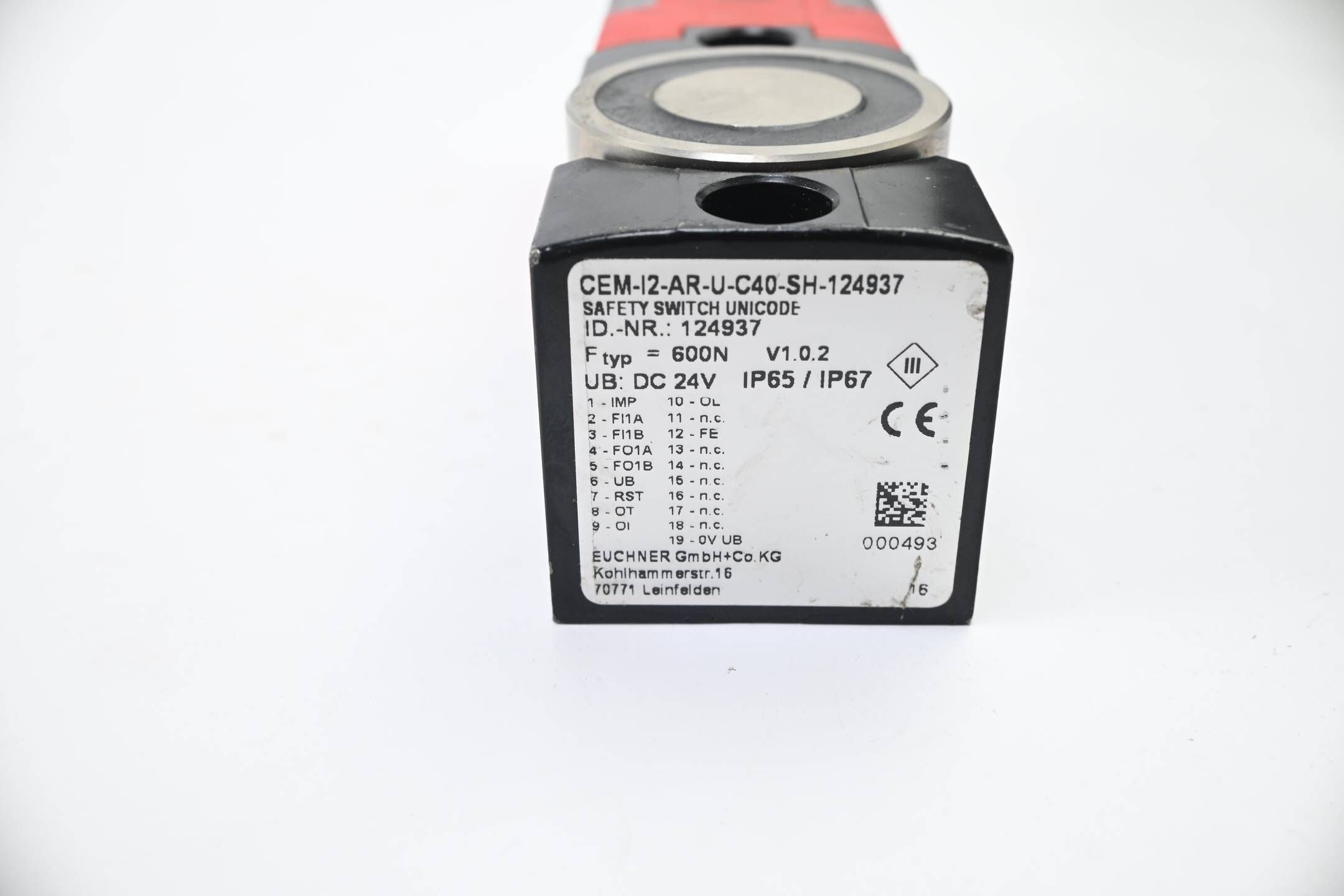 Euchner Sicherheitsschalter CEM-I2-AR-U-C40-SH-124937 ( 124937 )
