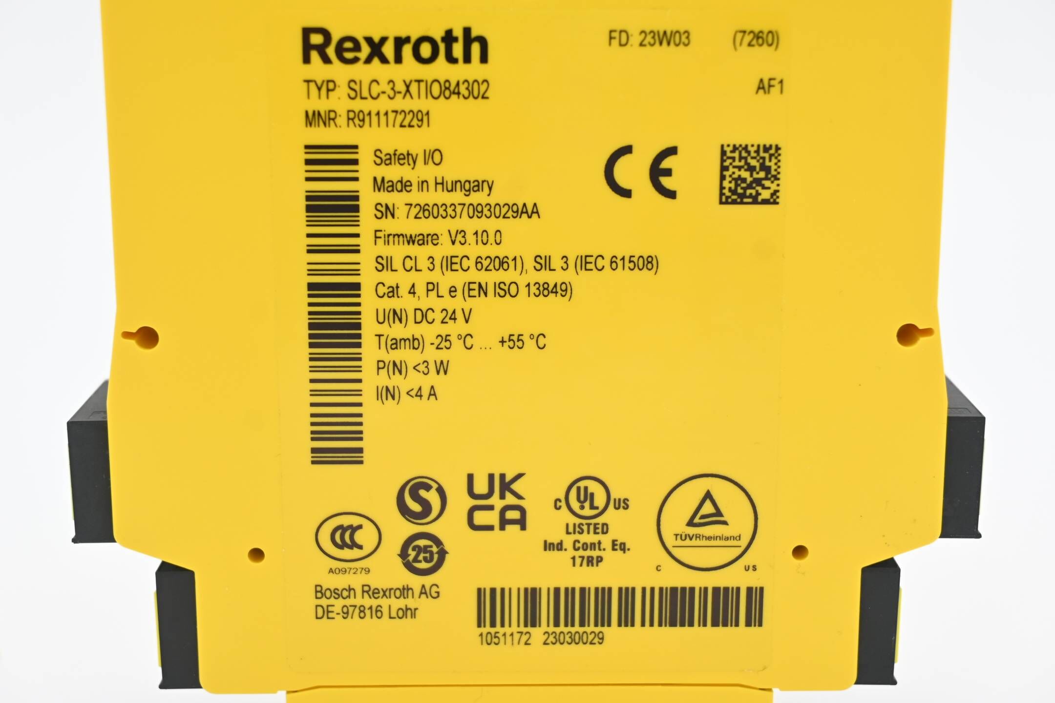 Rexroth Ein-Ausgangsmodul SLC-3-XTIO84302 ( R911172291 )