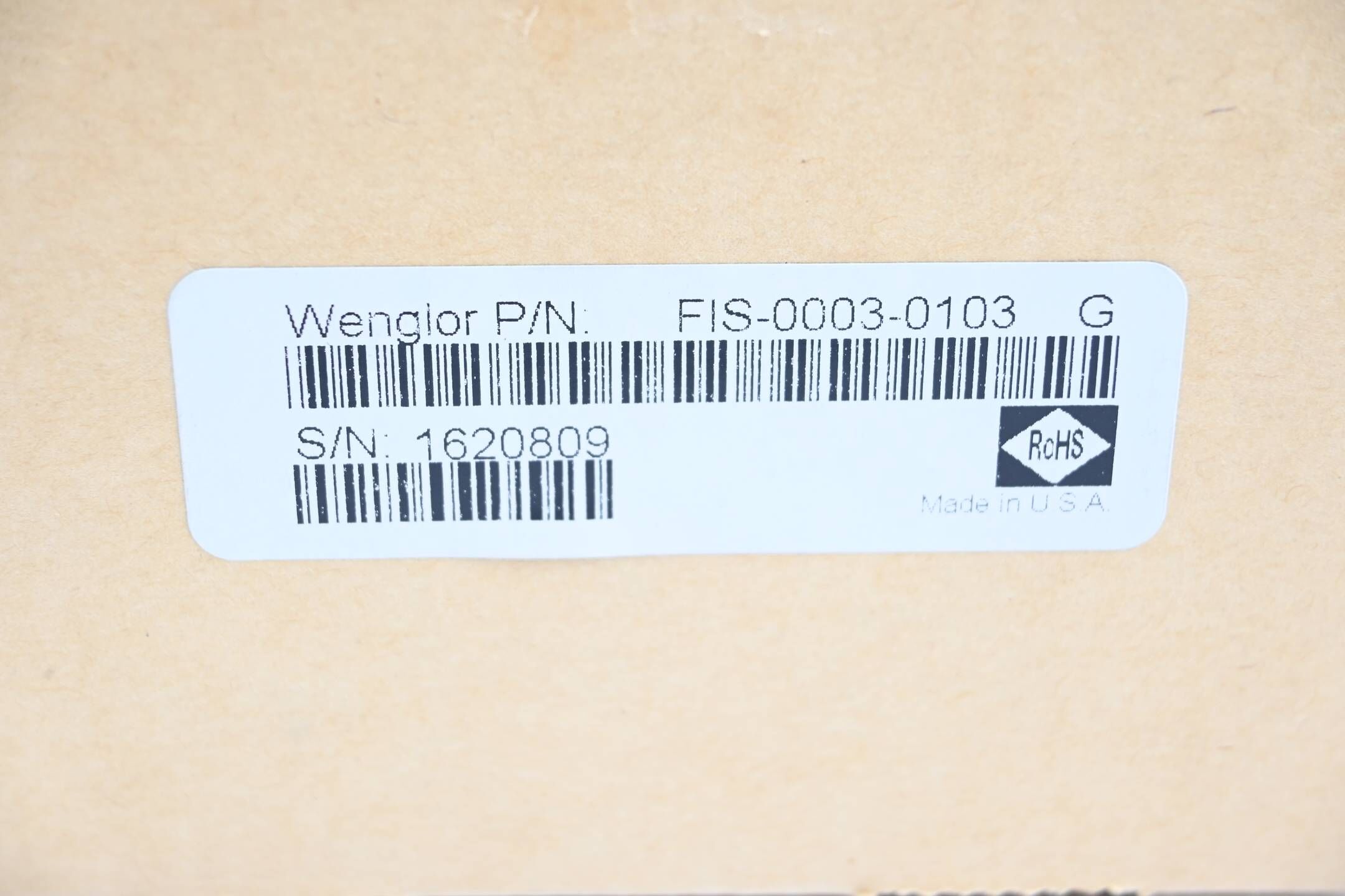 Wenglor Barcode-Linienscanner FIS-0003-0103