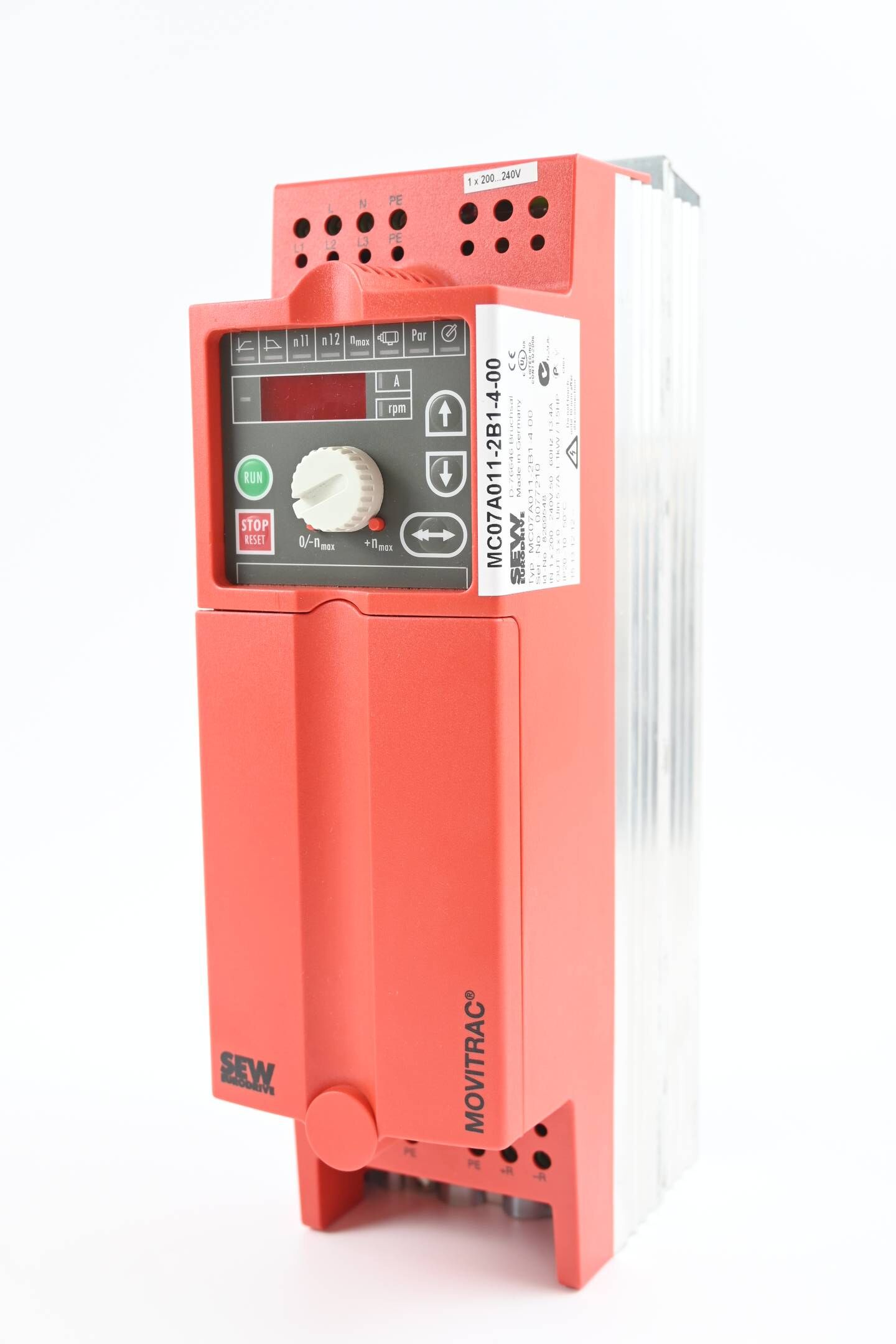 SEW Eurodrive Movitrac Frequenzumrichter MC07A011-2B1-4-00 ( 8269548 )