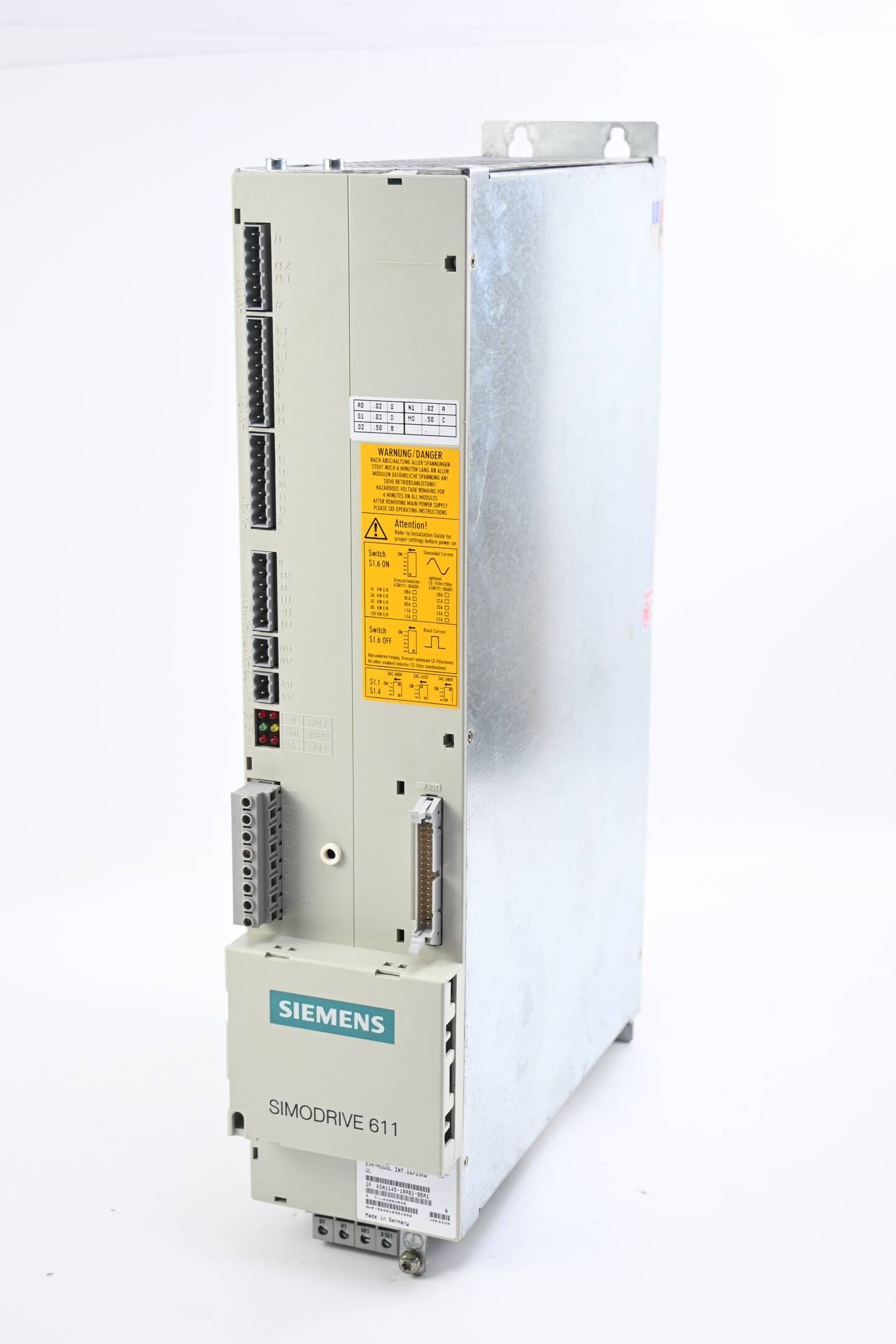 GENERALÜBERHOLT Siemens E/R-Modul 6SN1145-1BA01-0BA1 ( 6SN1 145-1BA01-0BA1 ) A