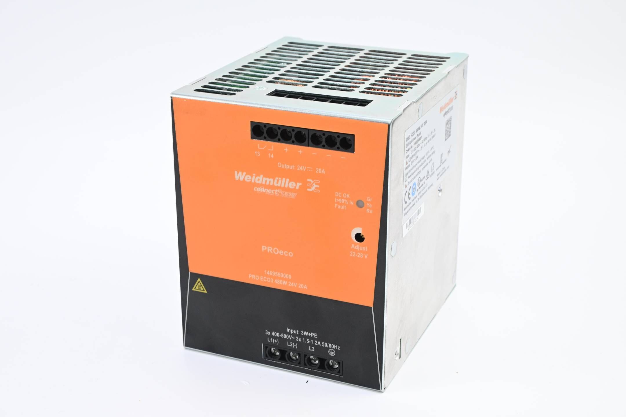 Weidmüller Schaltnetzteil PRO ECO3 480W 24V 20A ( 1469550000 )