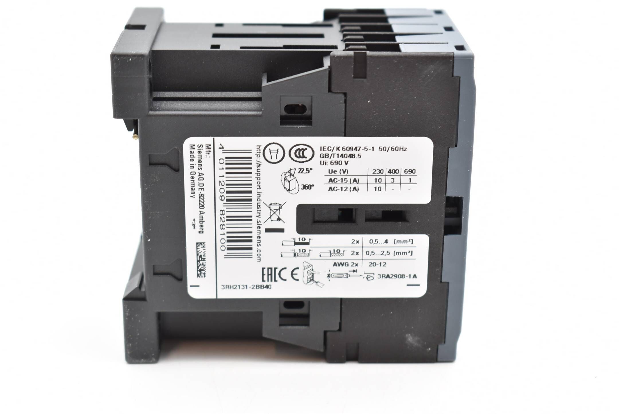 Siemens sirius Hilfsschütz 3RH2131-2BB40 ( 3RH2 131-2BB40 ) E.06