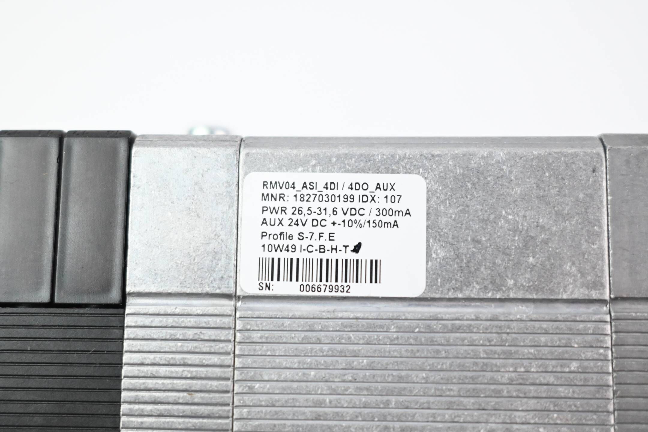 Rexroth AS-Interface Bus-Anschlussmodul 1827030199 + R480703000 + 4x 0820062051