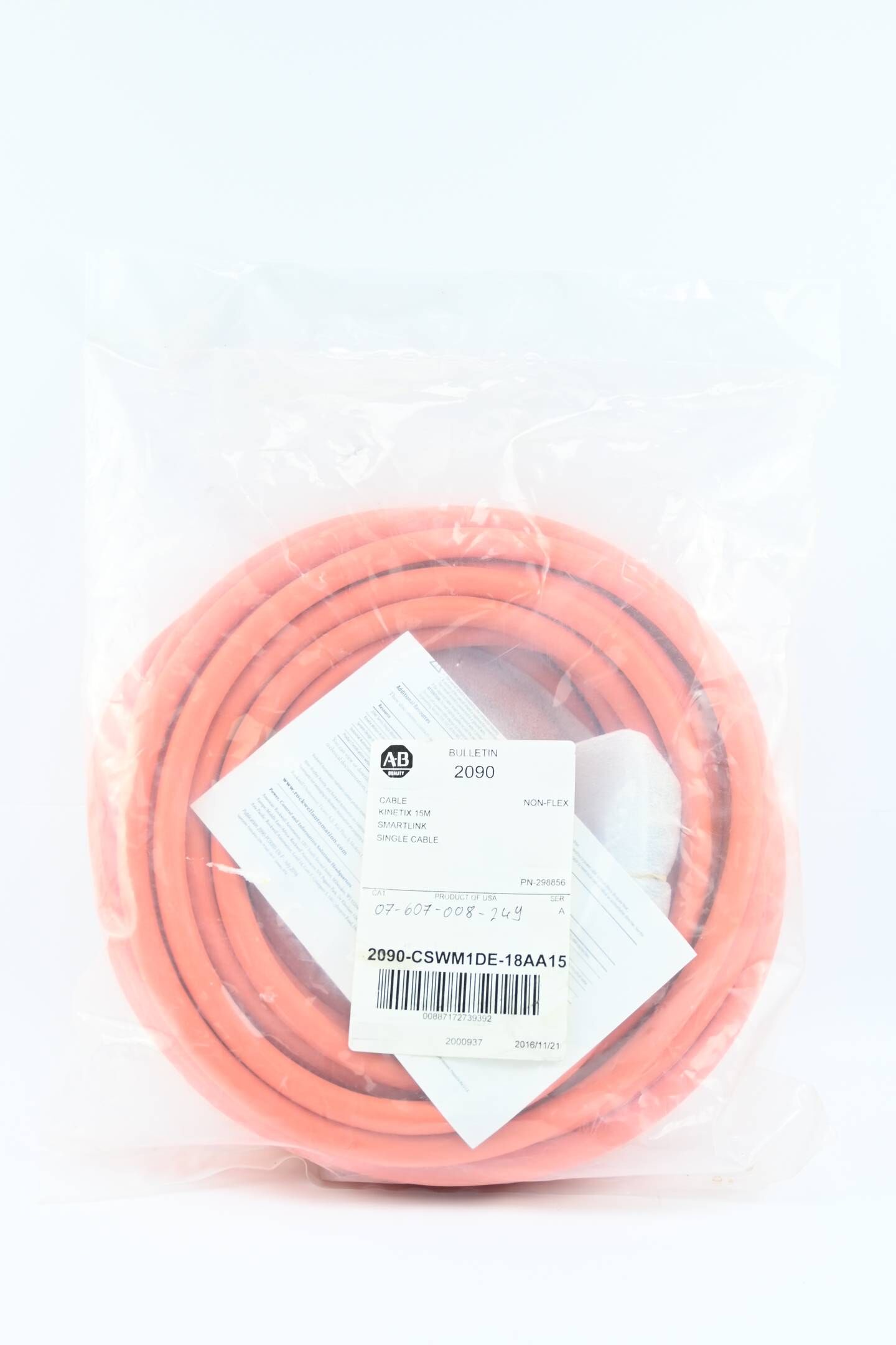 Allen Bradley Kinetix Smartlink Kabel 2090-CSWM1DE-18AA15 ( 15 Meter )