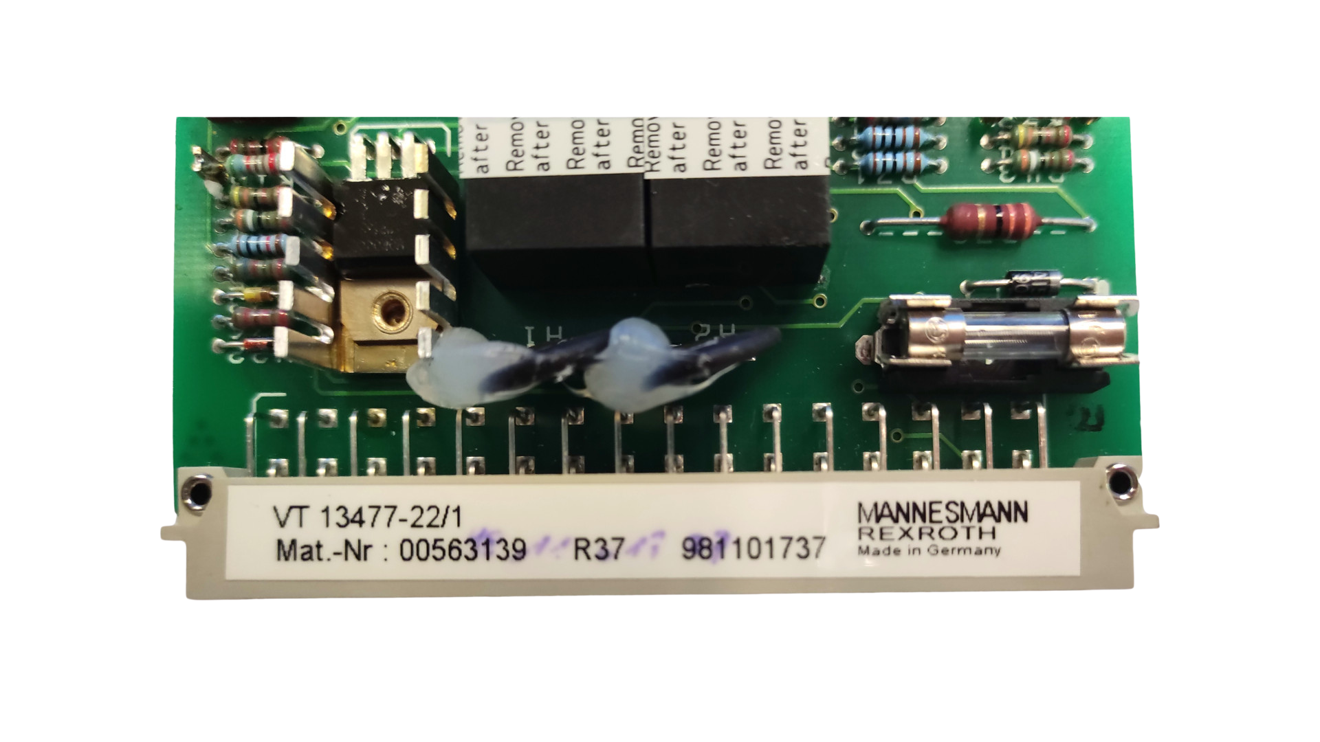 Mannesmann Rexroth VT 13477-22/1 Überwachungskarte 00563139 R37 981101737