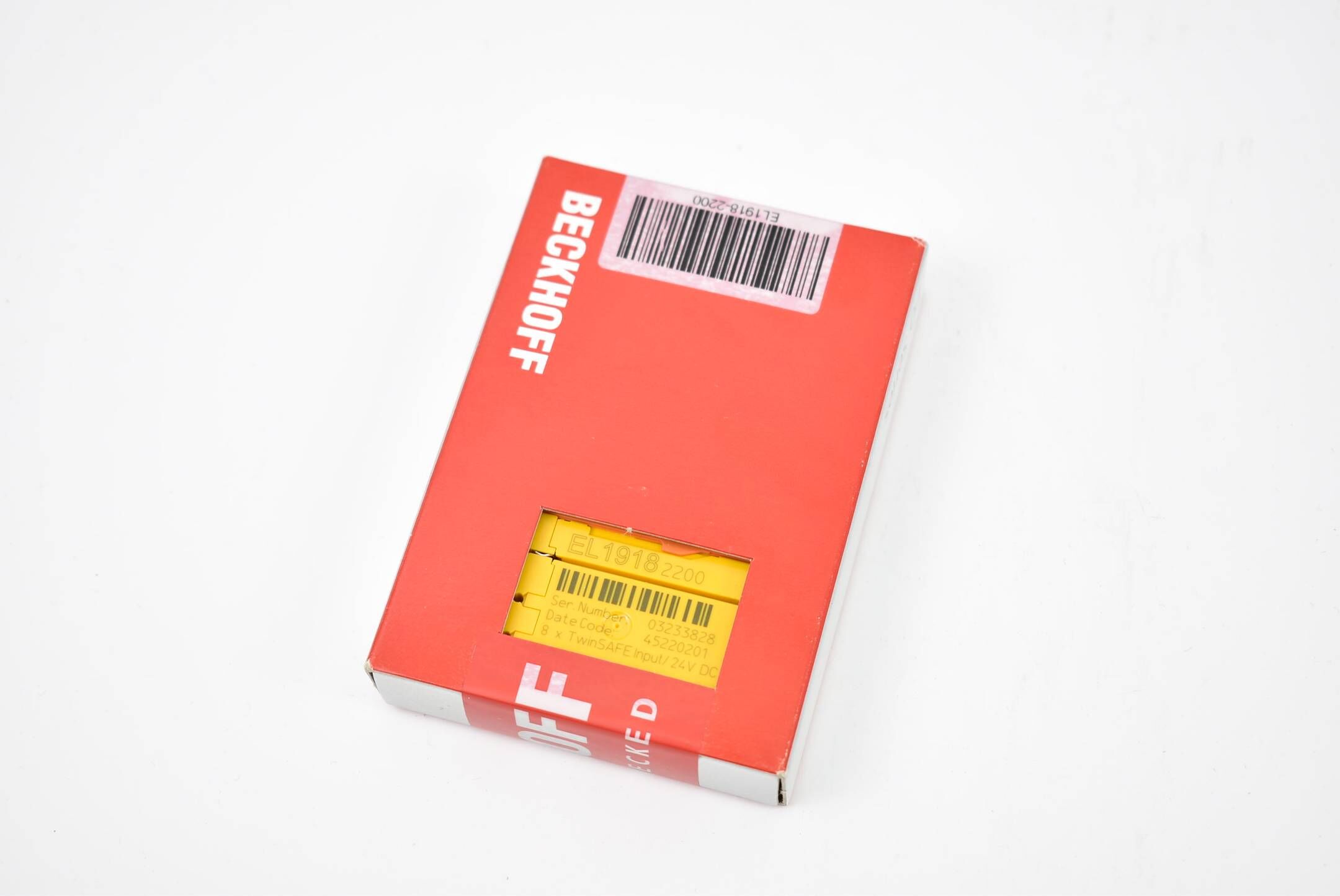 Beckhoff EtherCAT-Klemme 8-Kanal-Digital-Eingang EL1918-2200 ( EL 1918-2200 )