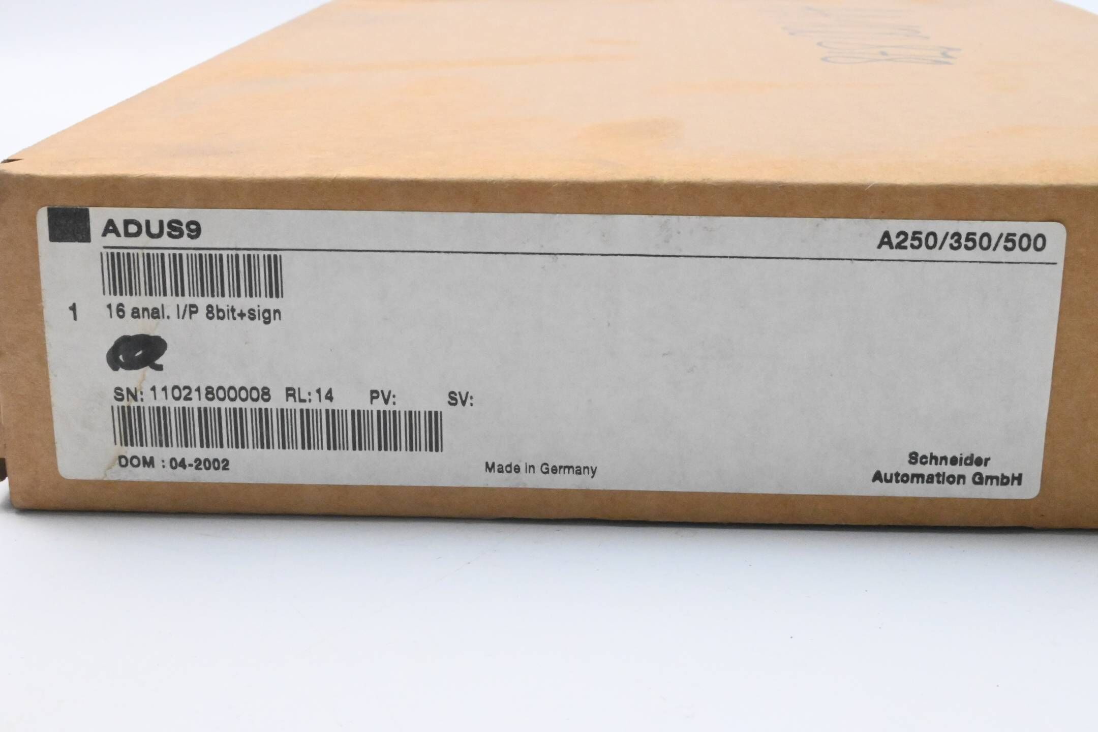Schneider Electric AEG Analoges Eingangsmodul ADU S9