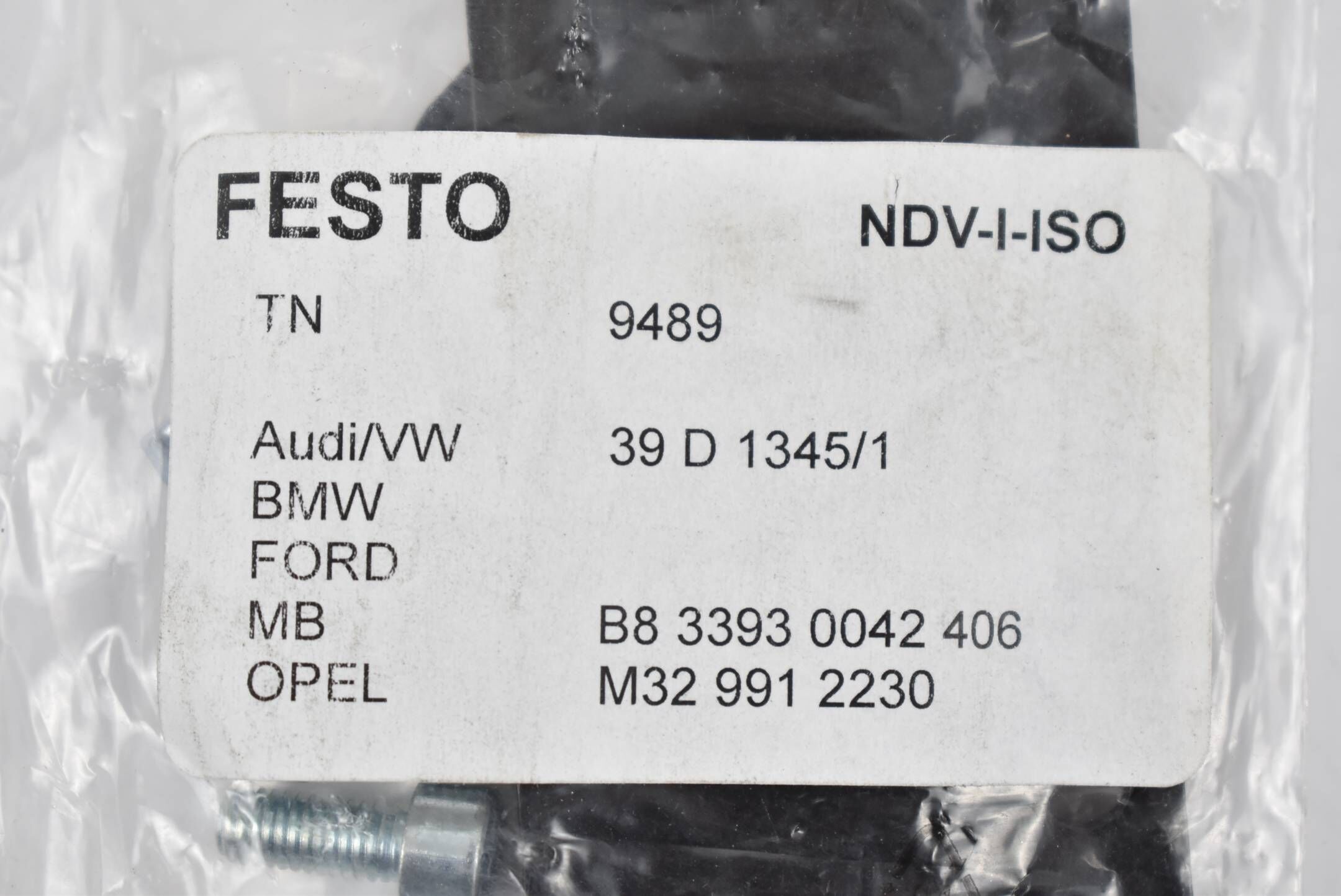 Festo Abdeckplatte NDV-1-ISO ( 9489 )