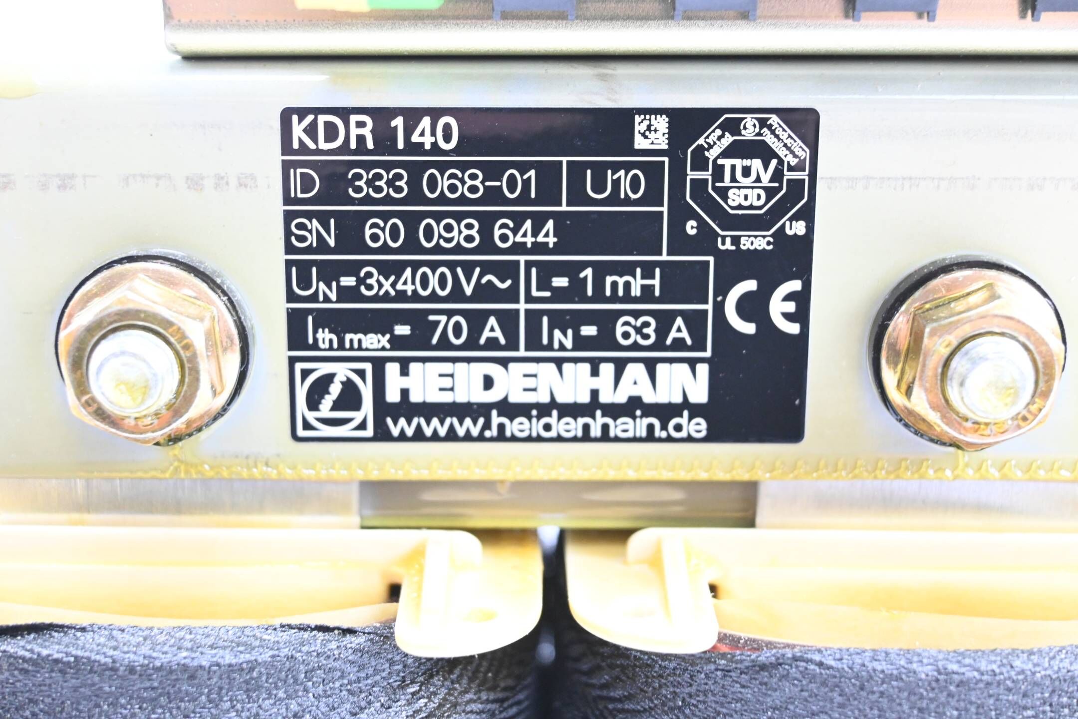 Heidenhain Kommutierungsdrossel KDR 140 ( 333068-01 ) Ver. U10