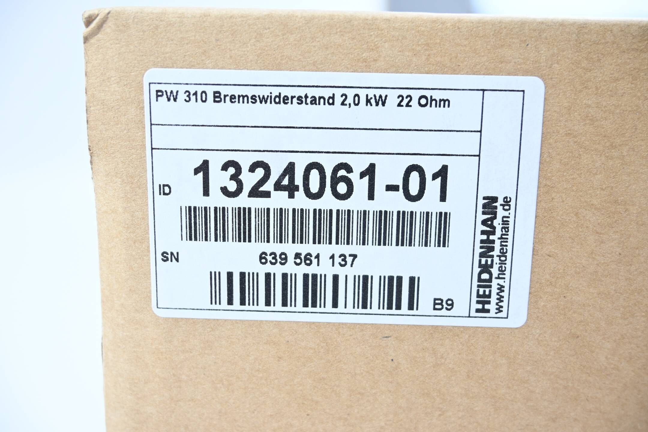 Heidenhain Bremswiderstand für Umrichter PW310 ( 1324061-01 ) Ver. B9