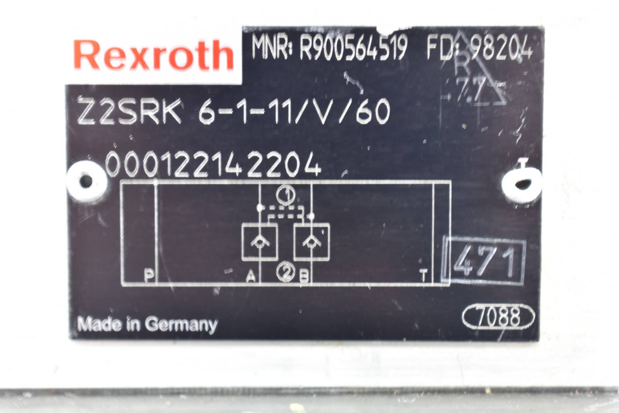 Rexroth Hydraulikventil 2 x R900567512 + R900564519 + 11380369