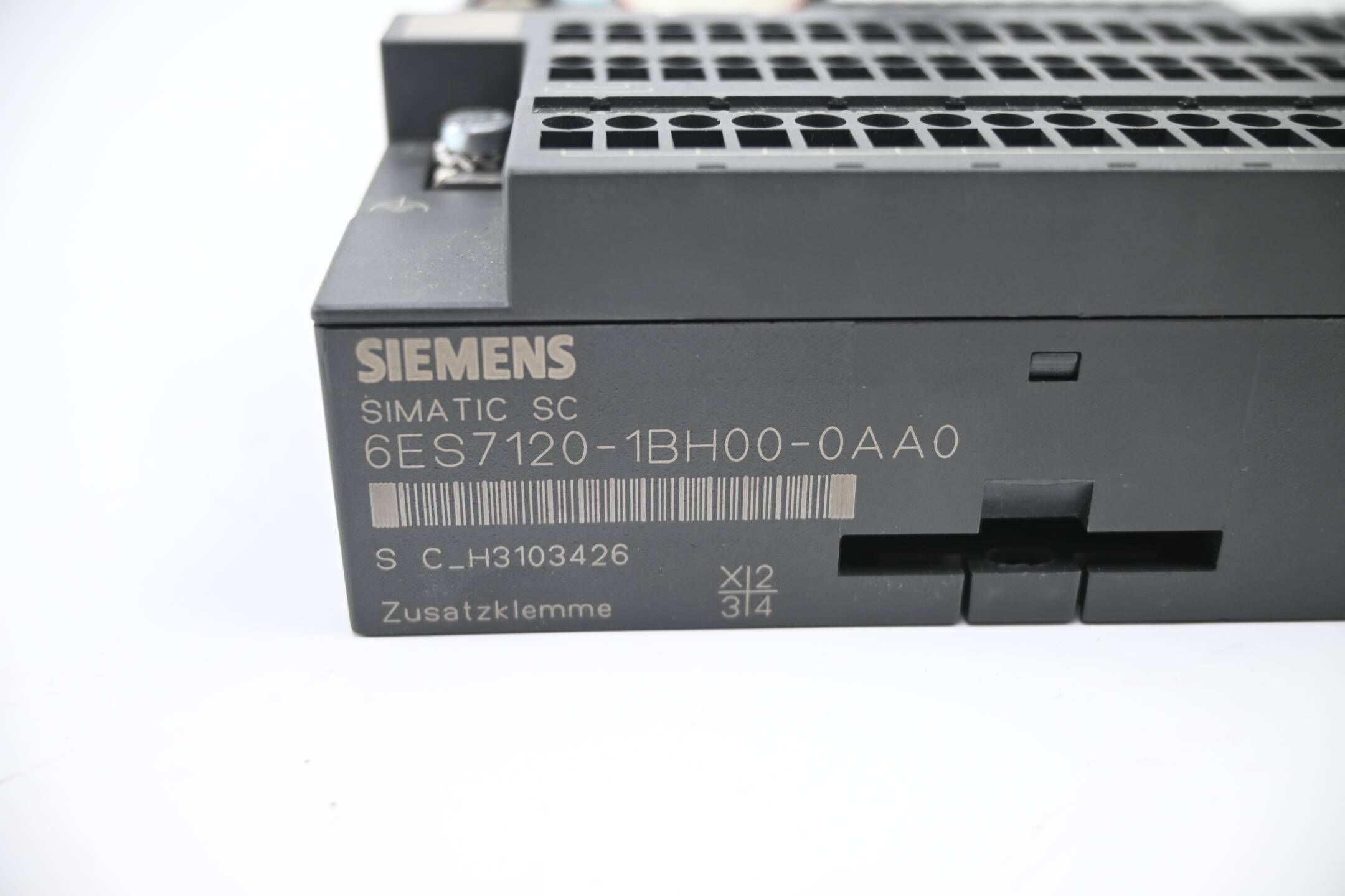 Siemens Terminalblock 6ES7120-0BH00-0AA0 inkl. Zusatzklemme 6ES7120-1BH00-0AA0