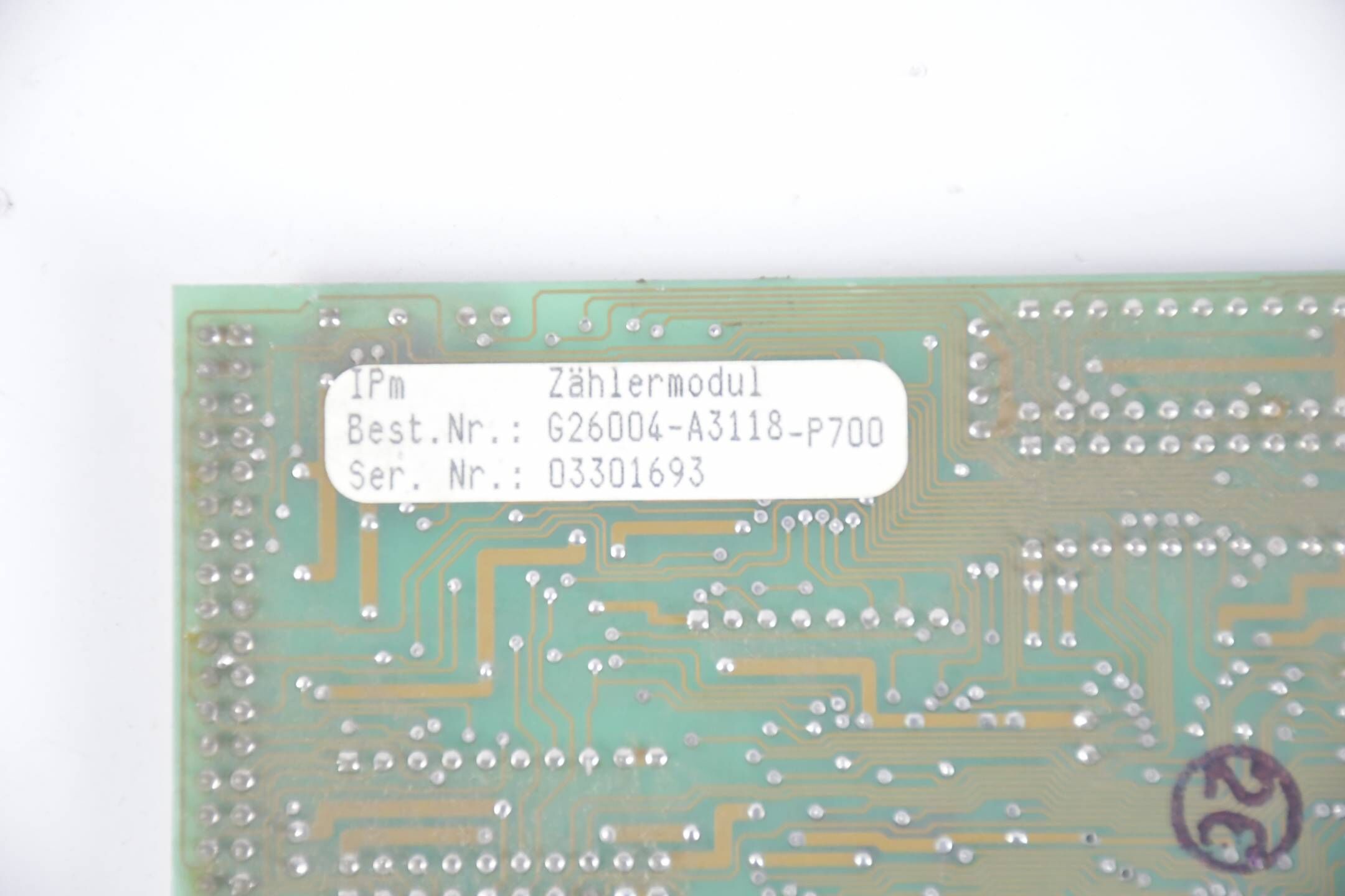 Siemens Zählermodul G26004-A3118-P700