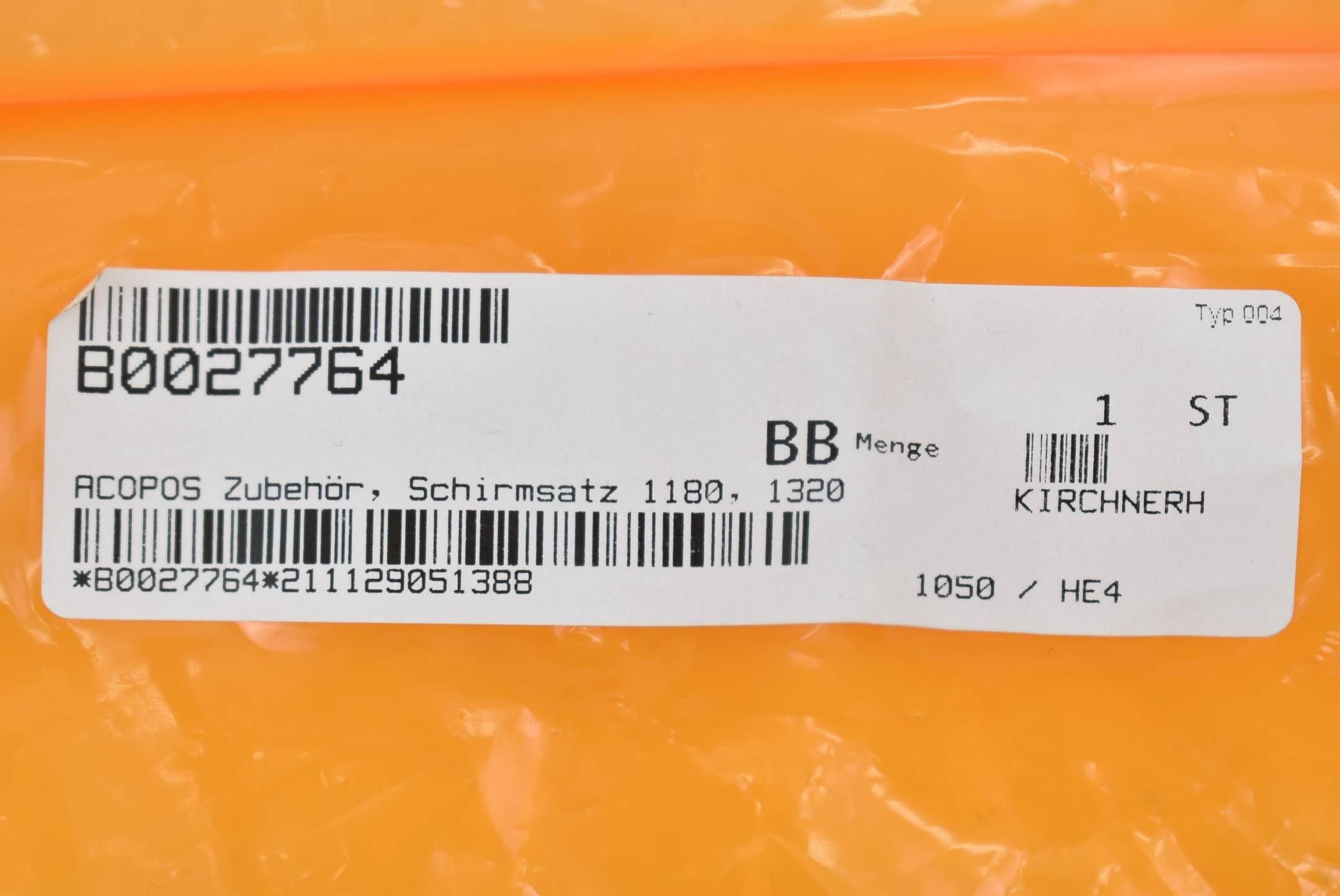 B&R automation Acopos Zubehör Schirmsatz 1180, 1320 B0027764