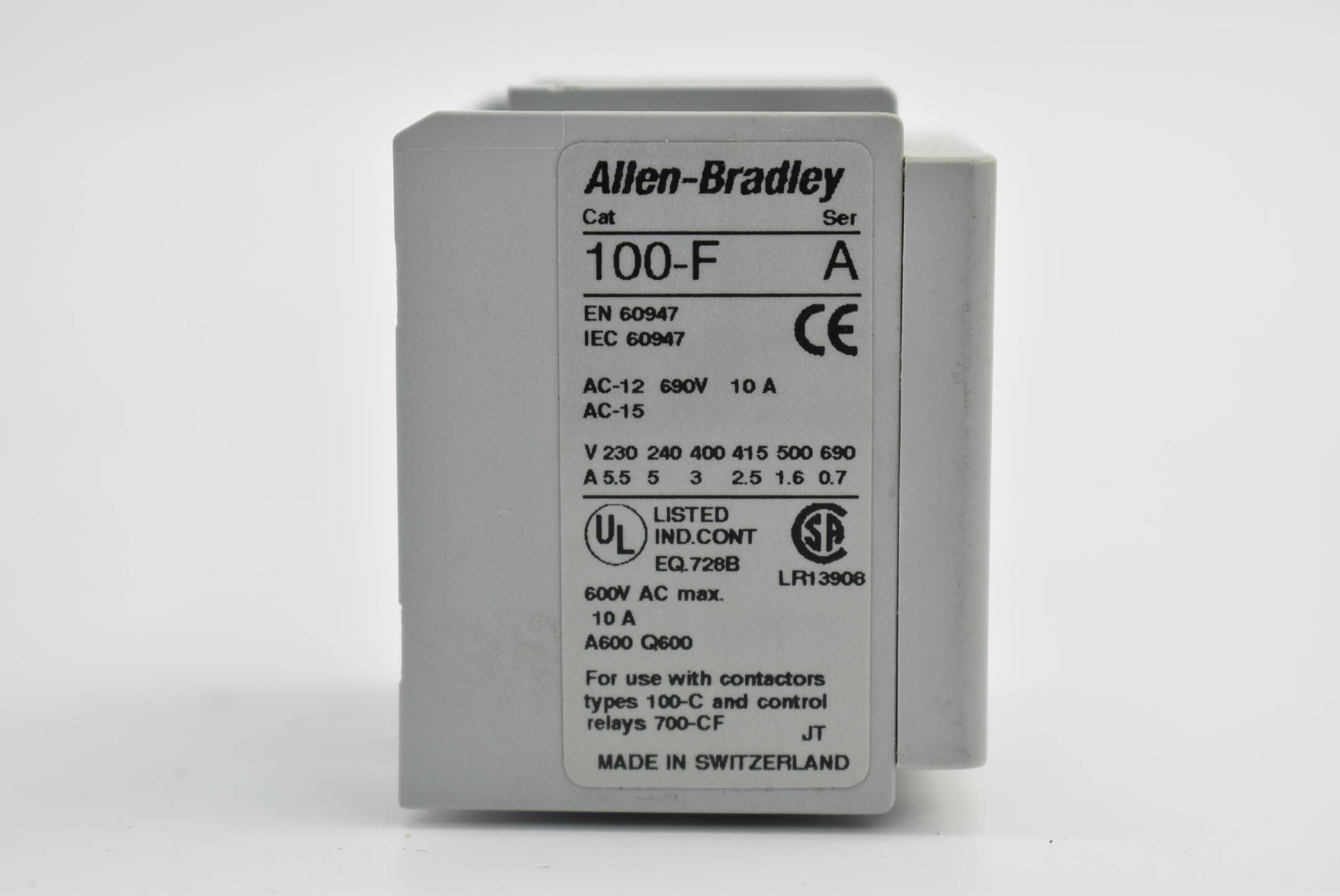Allen-Bradley Hilfskontakt B22 690 V 10 A 100-F ( 60947 )