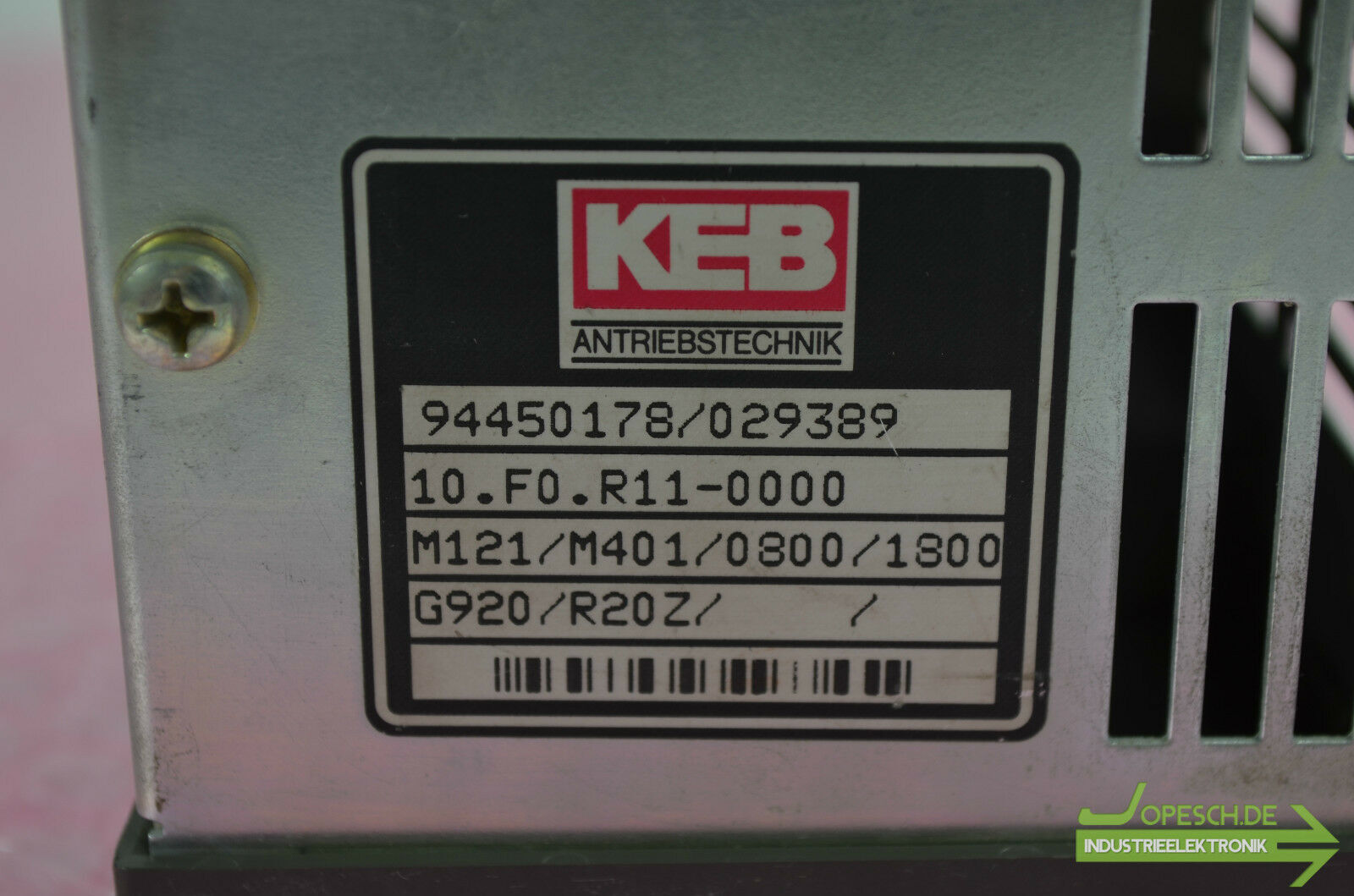 KEB Frequenzumrichter 94450178/029389 2,2kW