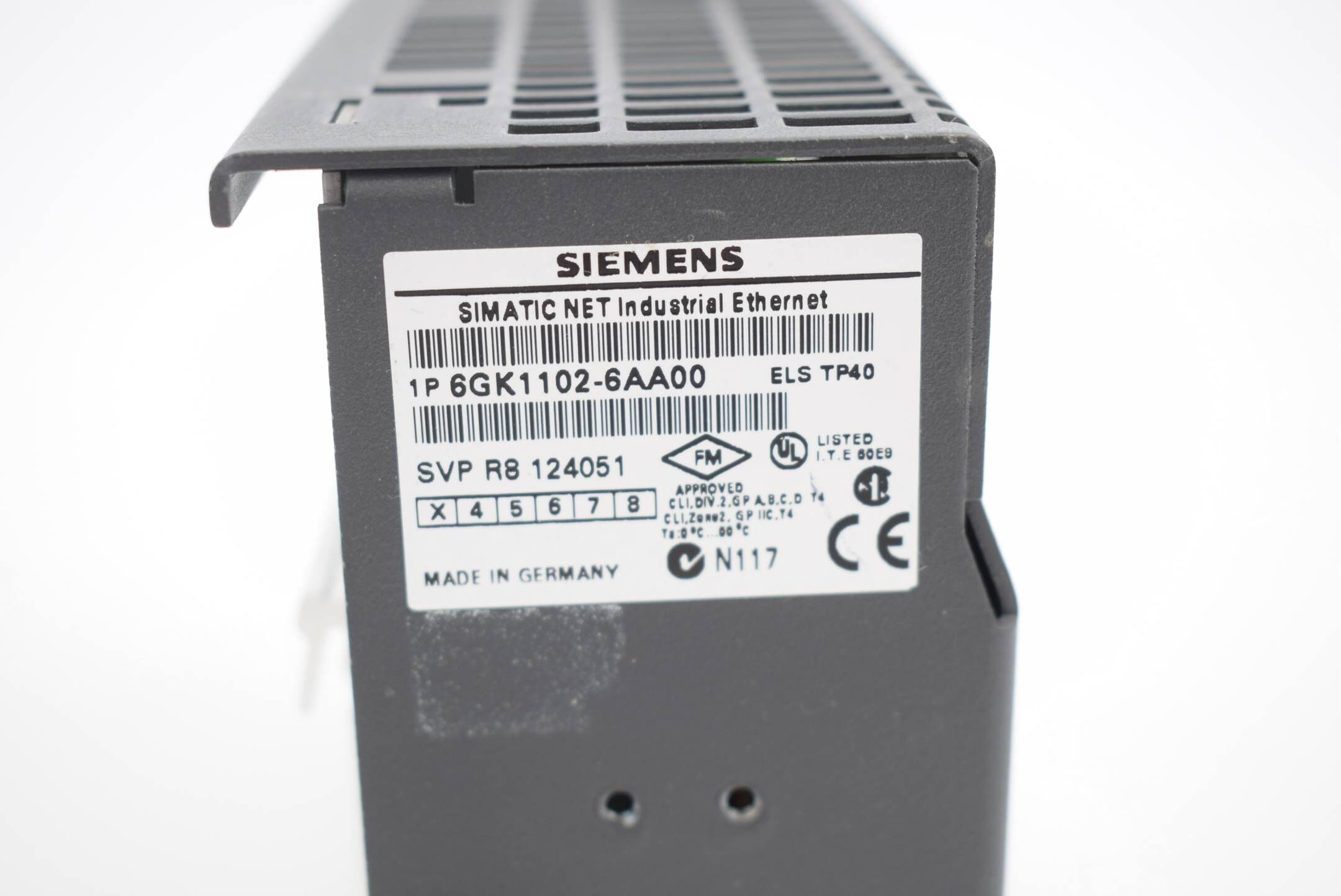 Siemens simatic net industrial ethernet 6GK1102-6AA00 ( 6GK1 102-6AA00 )