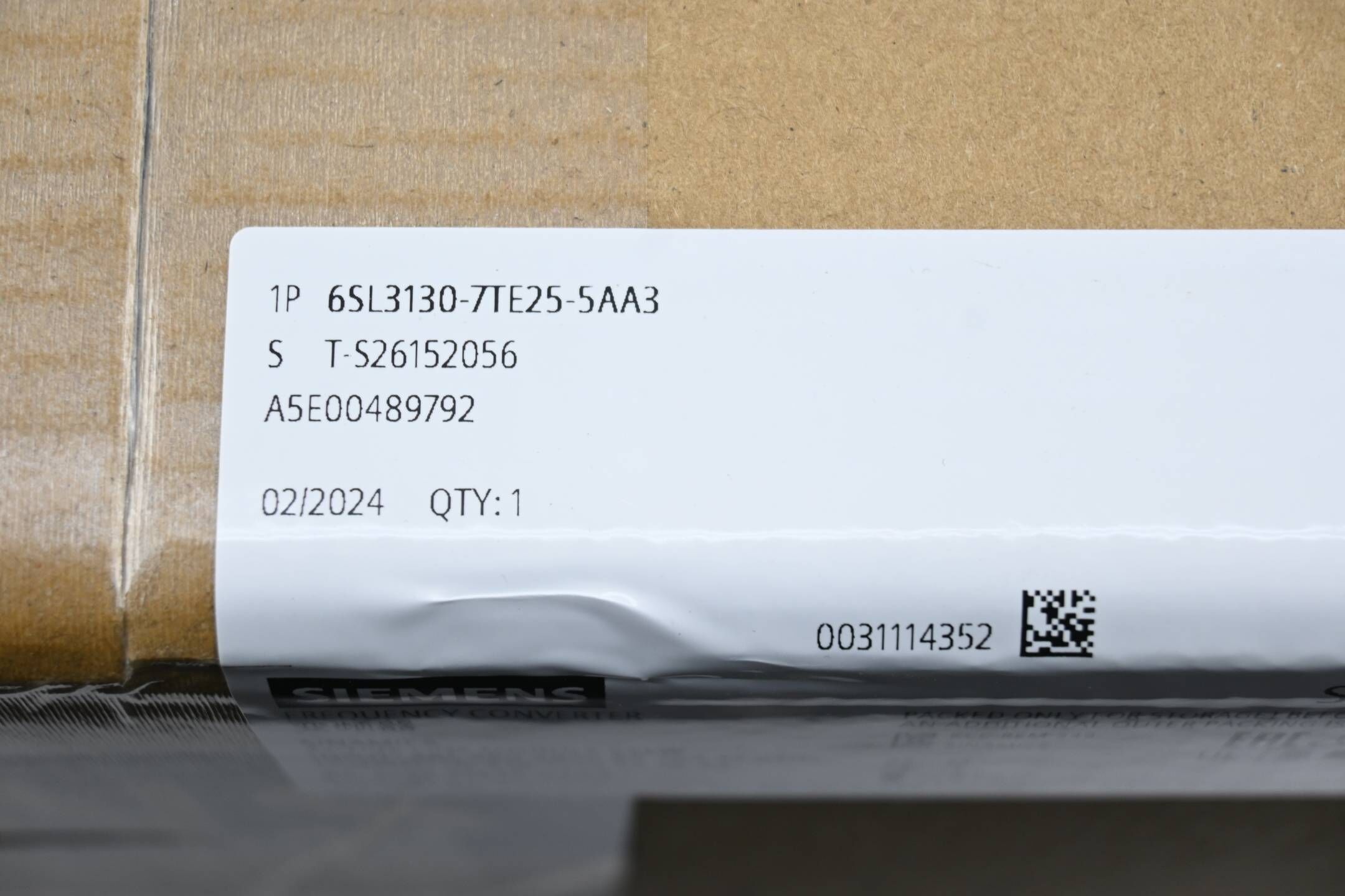 Siemens Sinamics S120 6SL3130-7TE25-5AA3 ( 6SL3 130-7TE25-5AA3 ) E.H