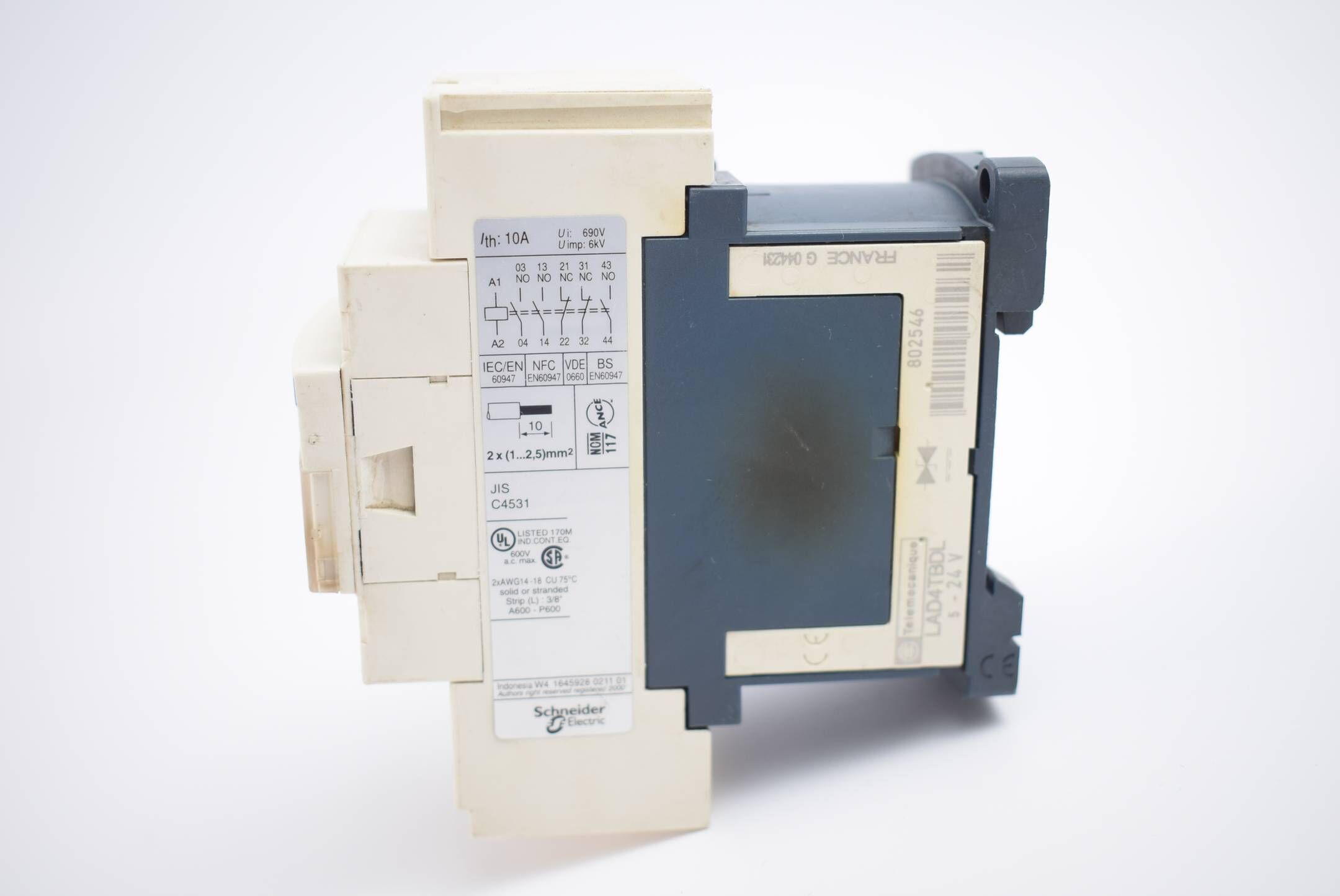 Telemecanique Hilfsschütz CAD 323 BD + LAD4TBDL