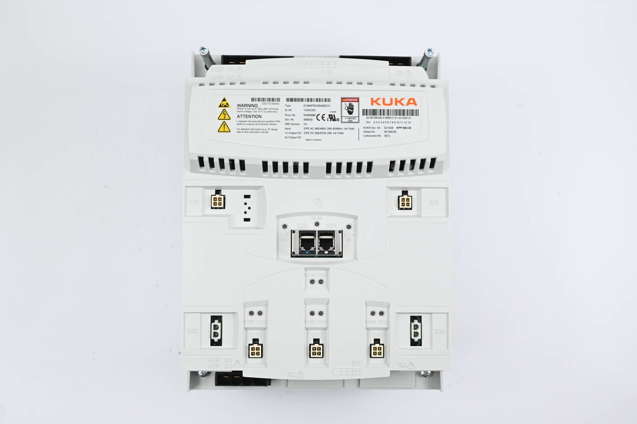 Kuka Power Pack KPP 600-20 ECMAP0D3004BE531 ( 13342283 ) Vers. 2A
